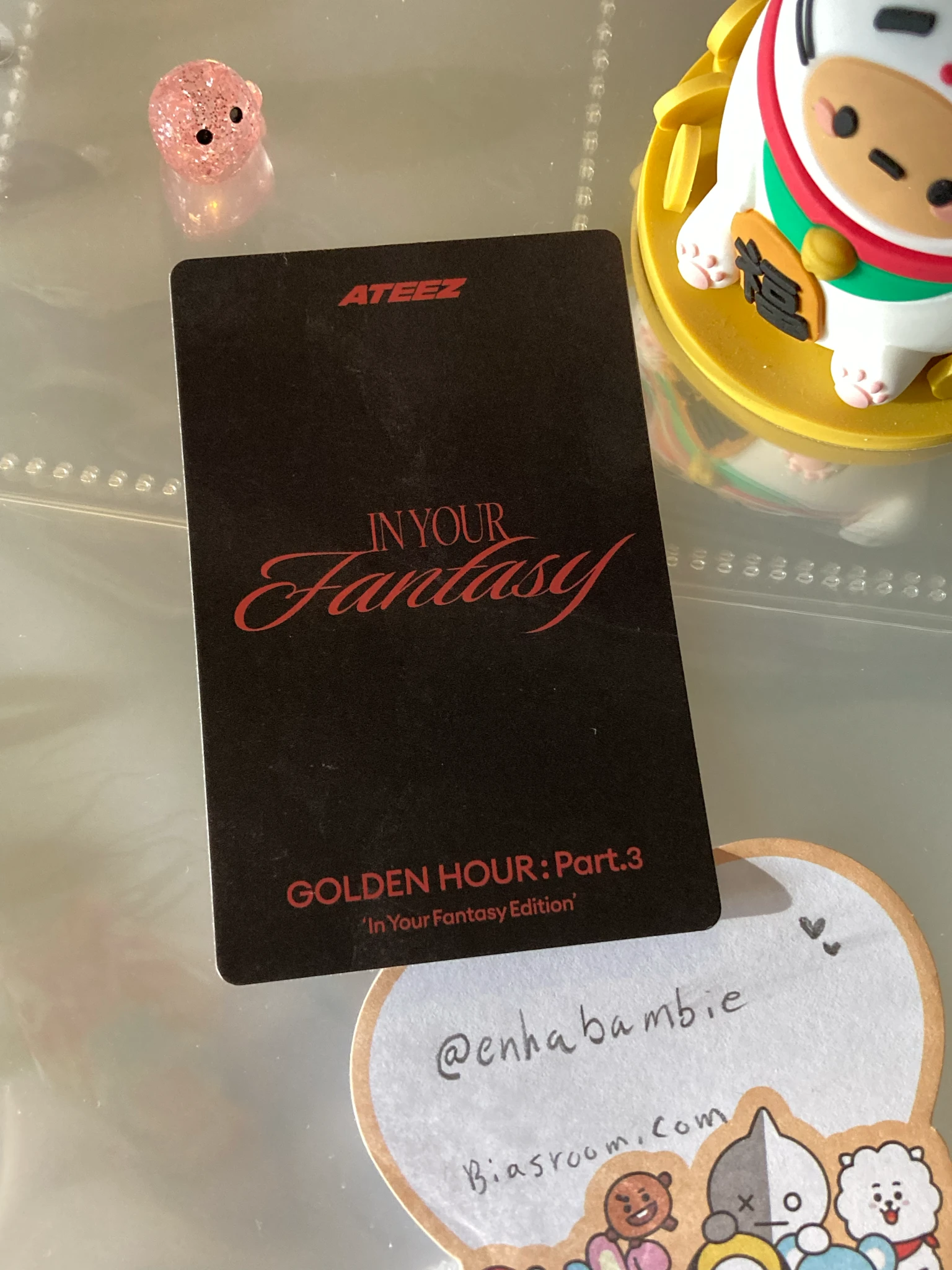 ATEEZ Hongjoong ATEEZ - Hongjoong - Golden Hour : Part.3 'In Your Fantasy Edition' Album listing photo 2