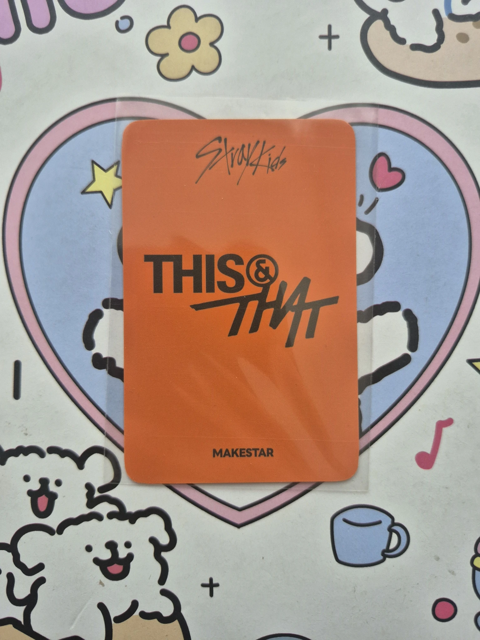 Stray Kids Changbin Stray Kids - Changbin - This & That Album pob (pre-order benefit) holographic (hologram) makestar listing photo 2