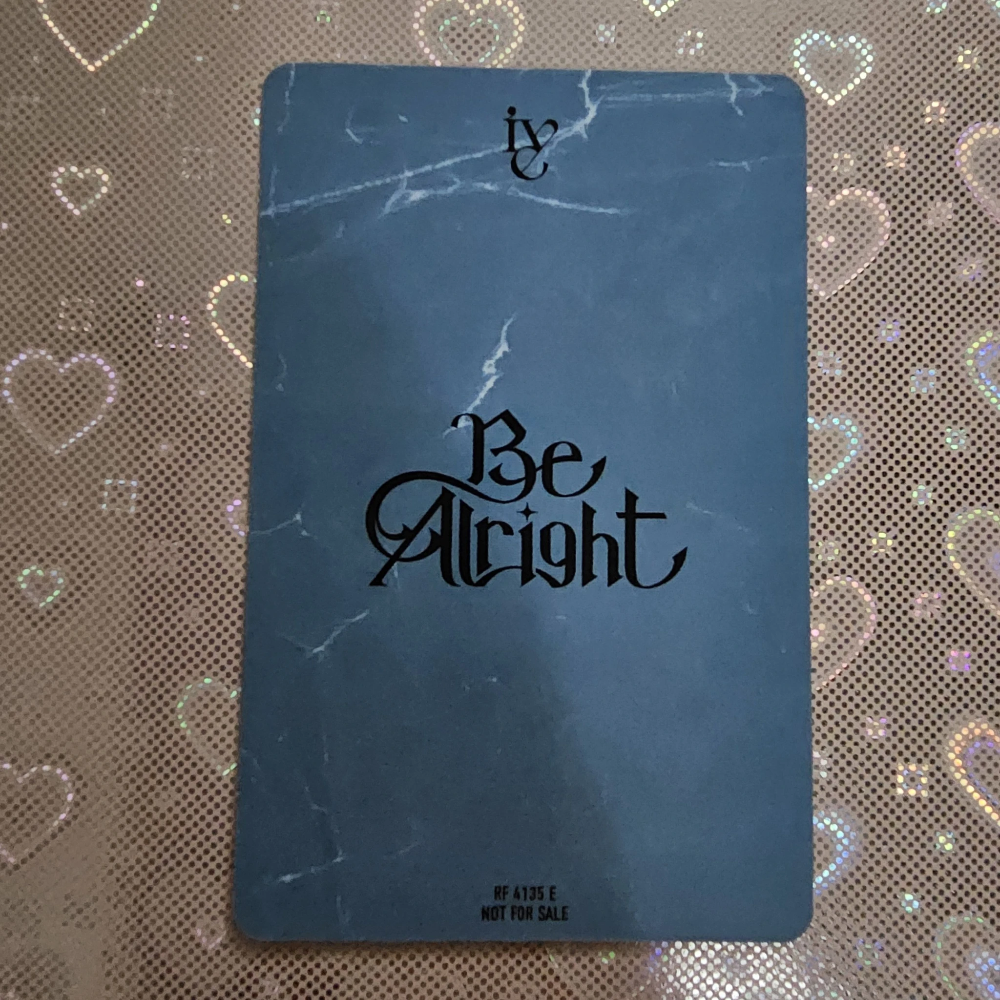 IVE IVE - Yujin & Rei - Be Alright Album version 2 album photocard listing photo 2