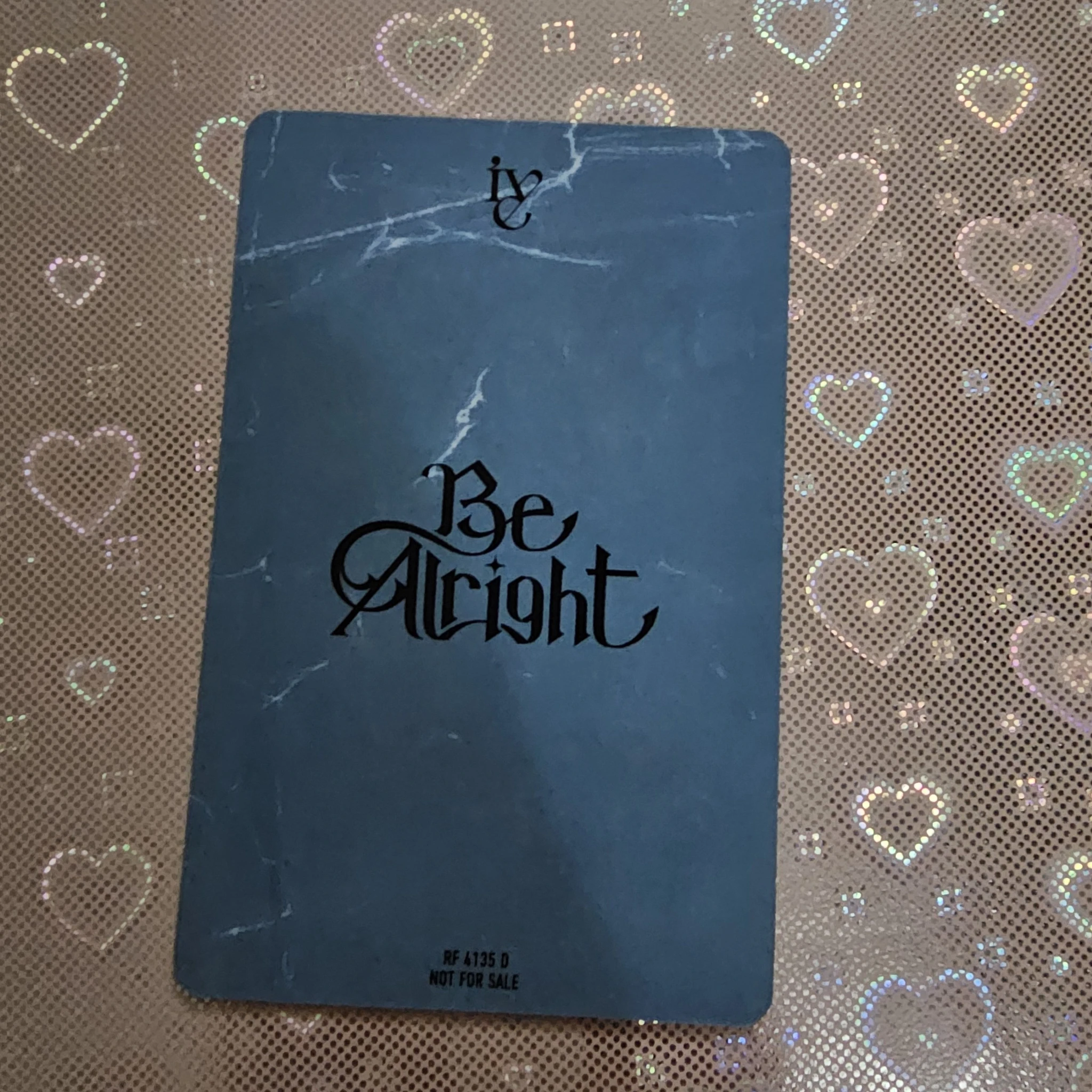 IVE IVE - Leeseo - Be Alright Album album photocard version 1 listing photo 2
