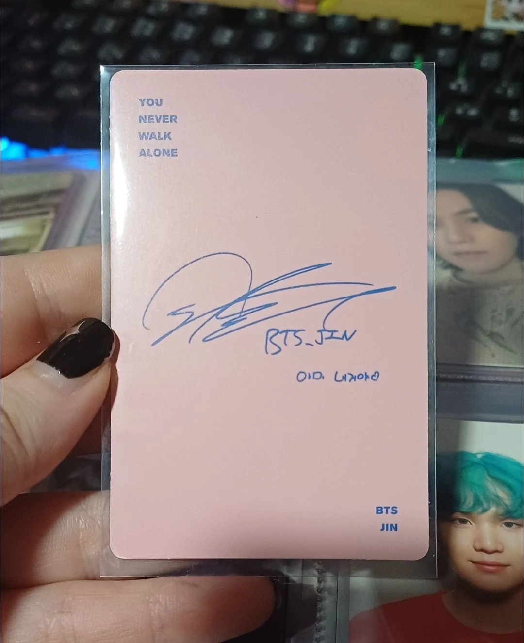 BTS Jin BTS - Jin - You Never Walk Alone Album album photocard listing photo 2