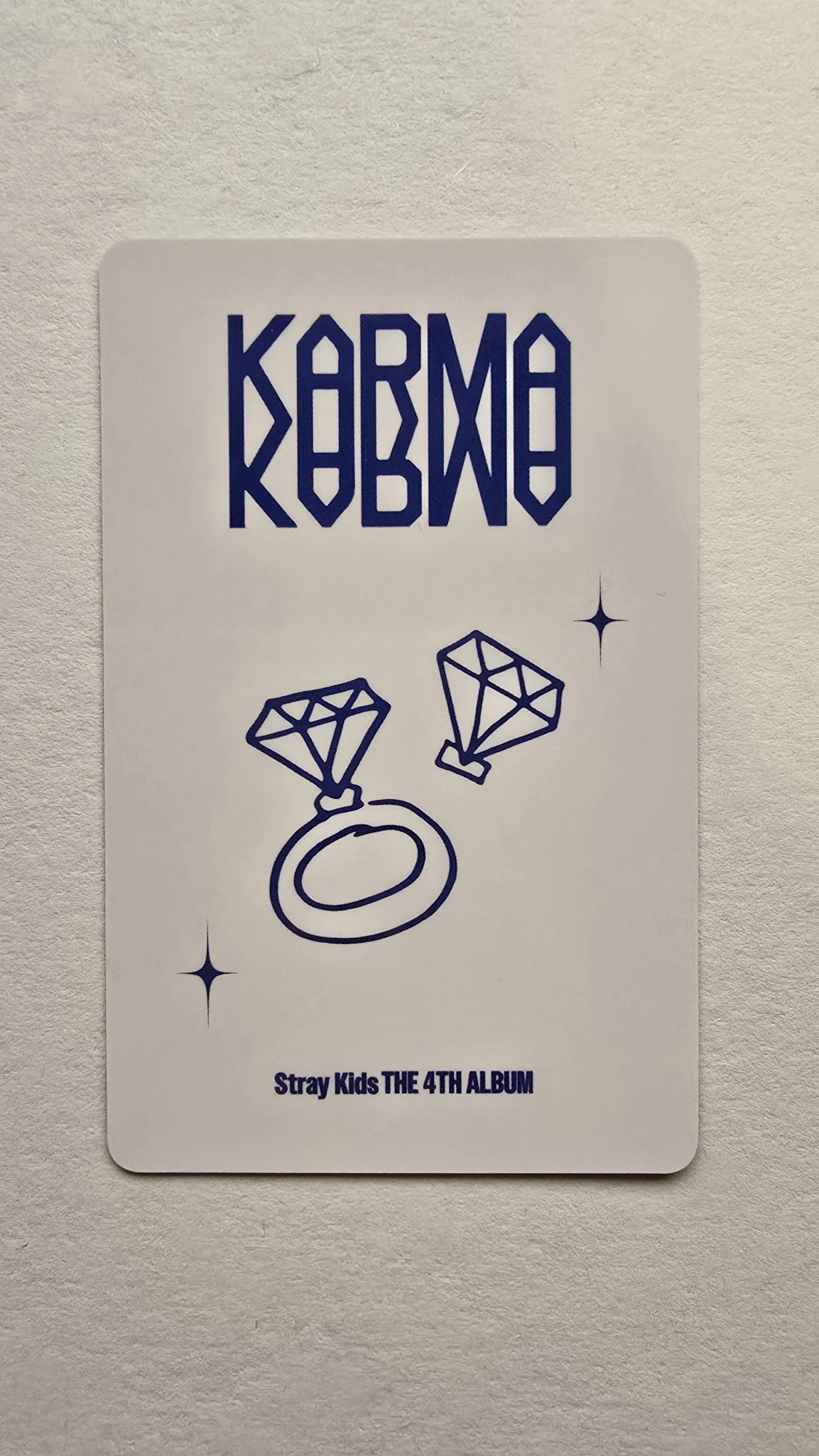 Stray Kids Bang Chan Stray Kids - Bang Chan - KARMA Album pre-order benefit (pob) KMStation round 3 listing photo 2