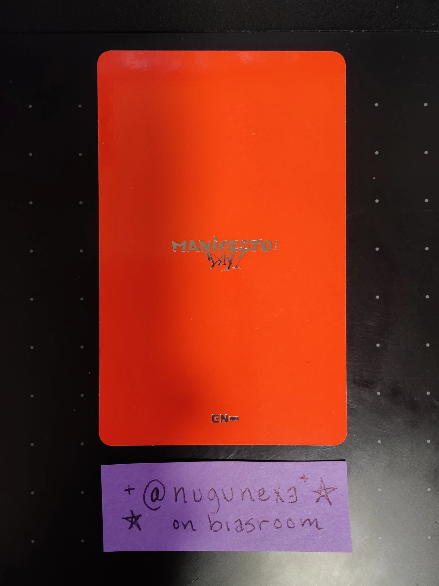 ENHYPEN Evan (Heeseung) ENHYPEN - Heeseung - MANIFESTO: DAY 1 Album album photocard korean album standard version D version M version J version listing photo 2