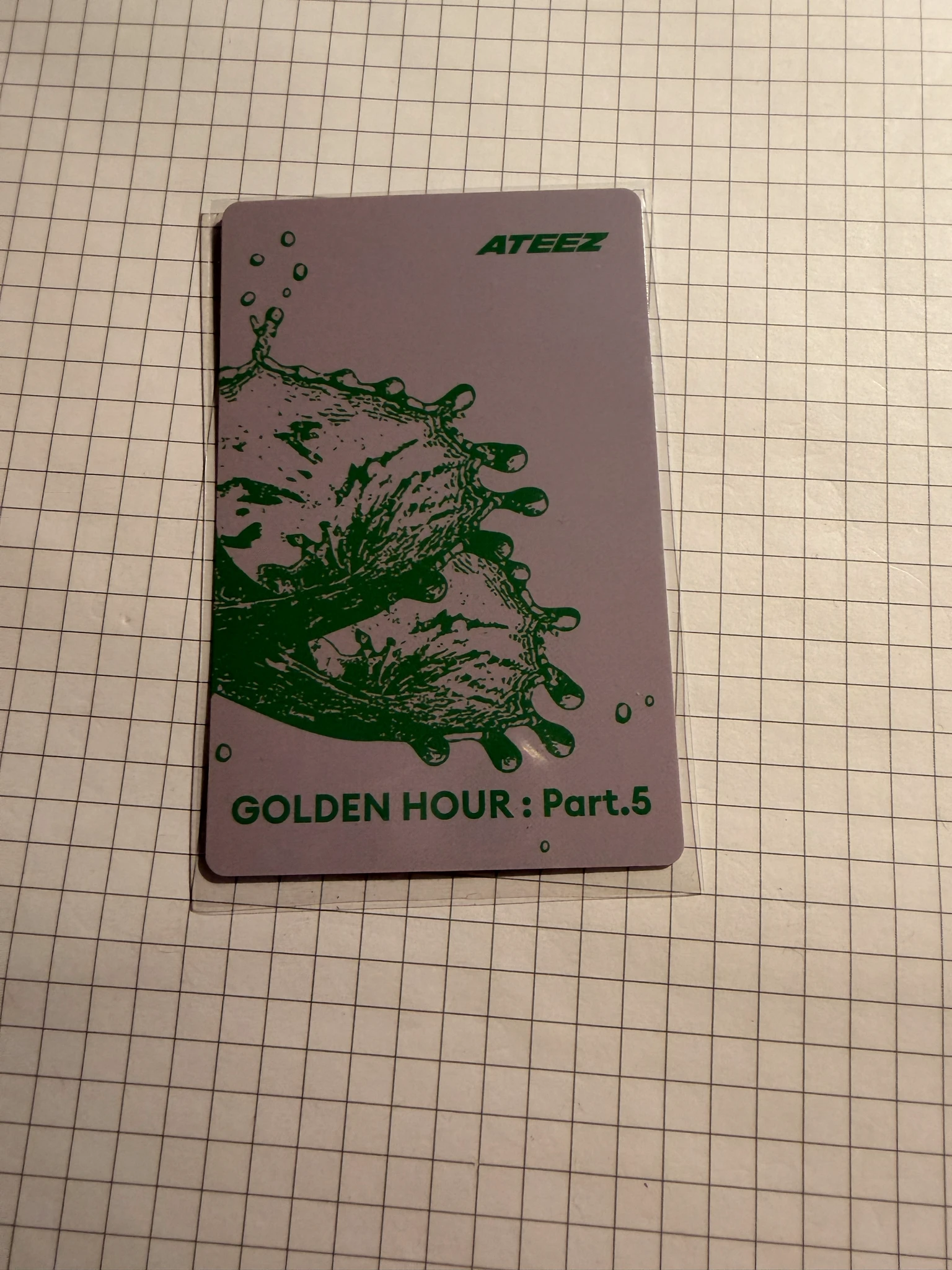 ATEEZ San ATEEZ - San - GOLDEN HOUR : Part.5 Album album photocard poca album diary version listing photo 2