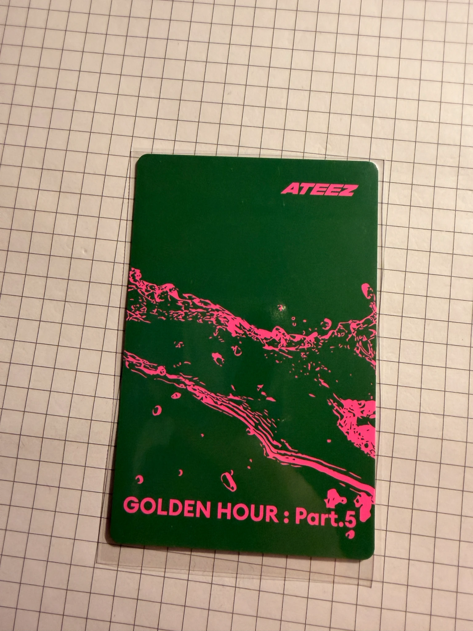 ATEEZ San ATEEZ - San - GOLDEN HOUR : Part.5 Album poca album album photocard Z version listing photo 2