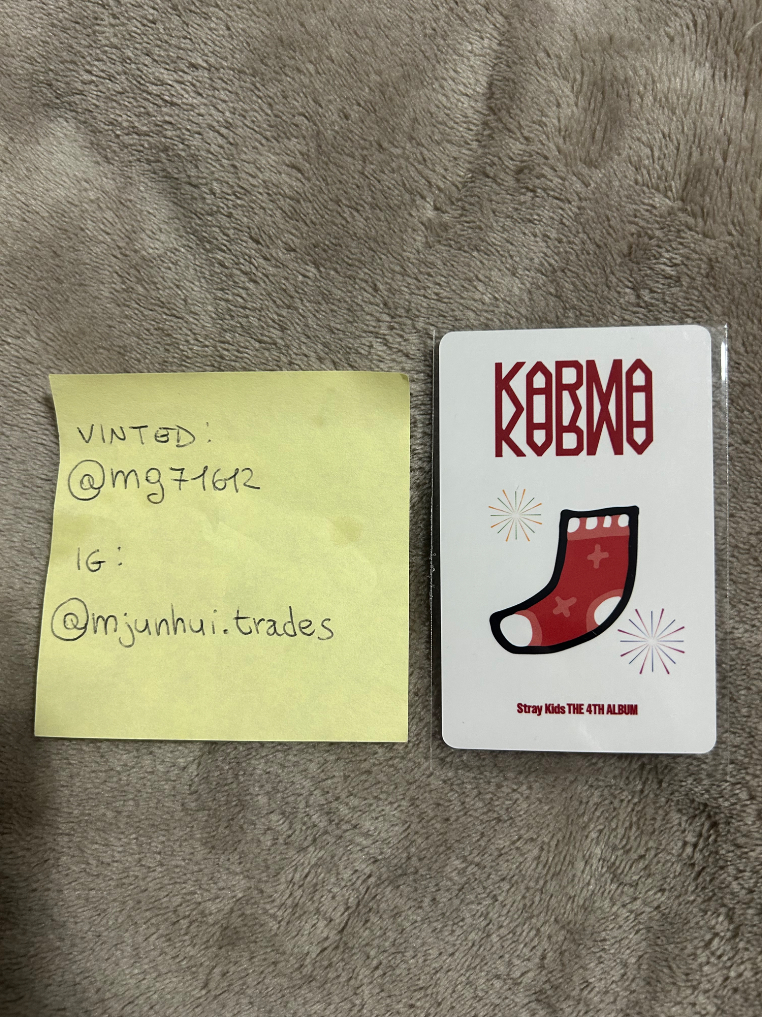 Stray Kids Lee Know Stray Kids - Lee Know - KARMA Album KMStation offline fansign round 2 shanghai listing photo 2