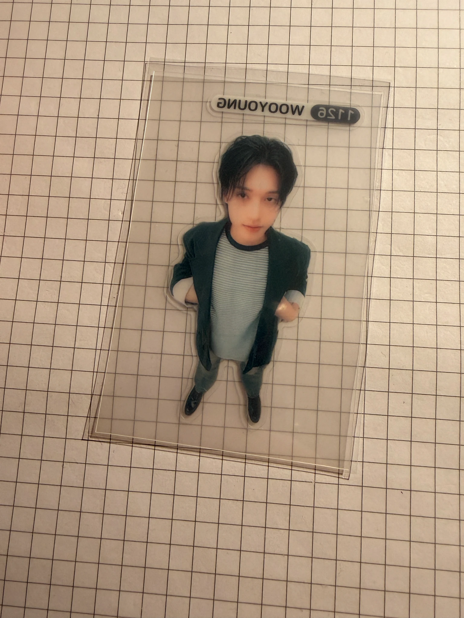 ATEEZ Wooyoung ATEEZ - Wooyoung - GOLDEN HOUR : Part.5 Album hellolive pob (pre-order benefit) sticker listing photo 2