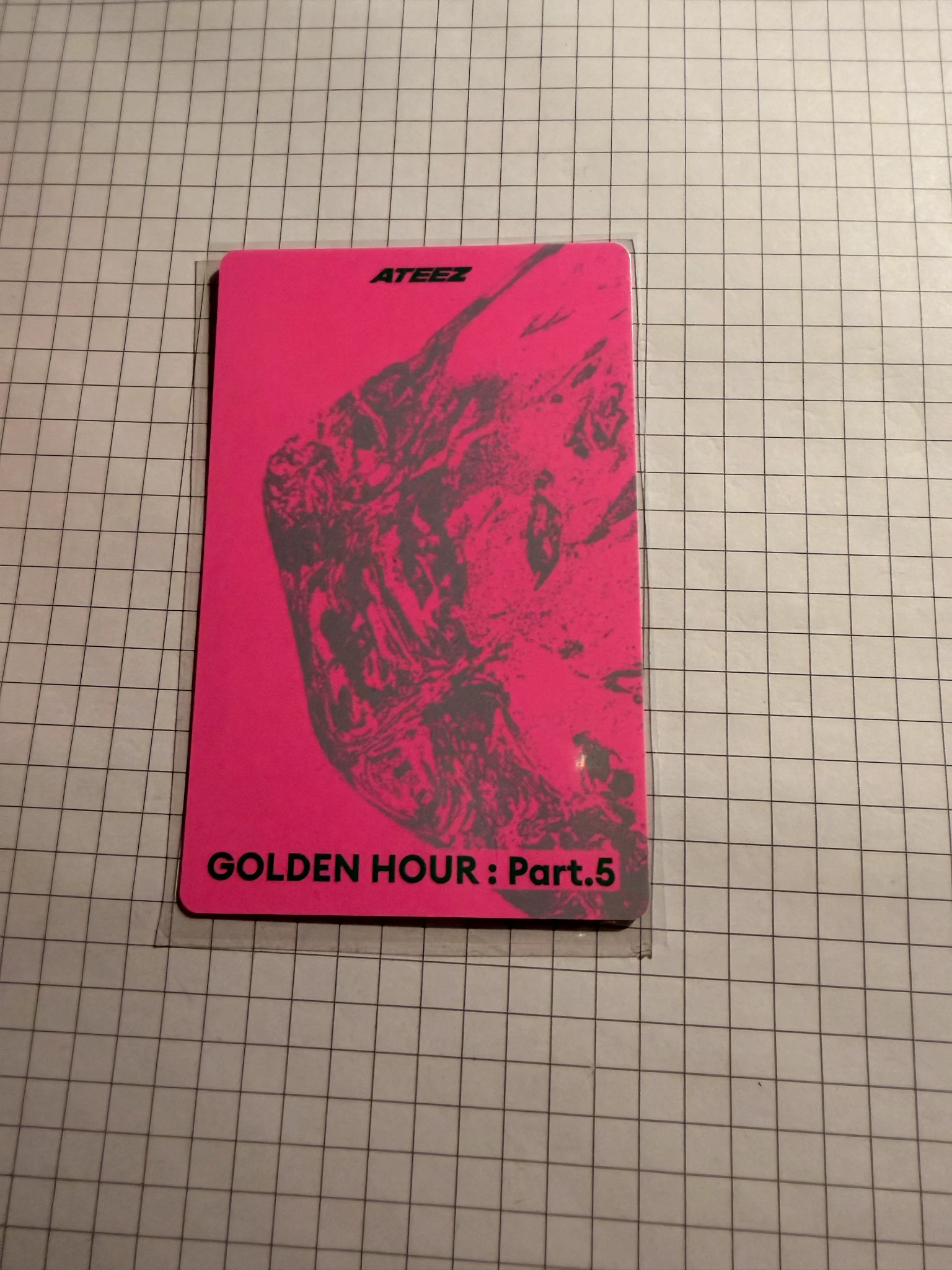 ATEEZ Wooyoung ATEEZ - Wooyoung - GOLDEN HOUR : Part.5 Album album photocard A version version 1 listing photo 2