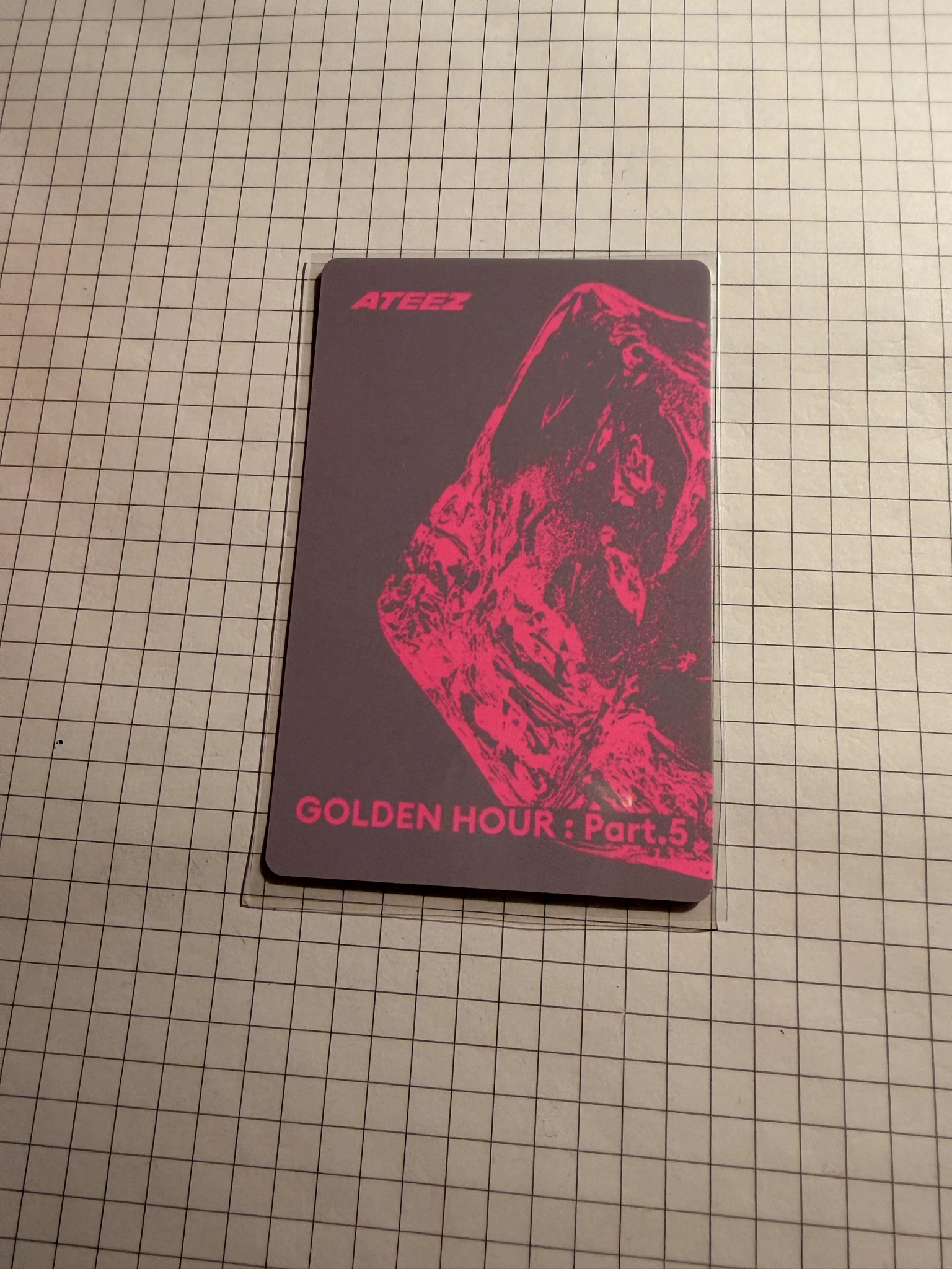 ATEEZ Wooyoung ATEEZ - Wooyoung - GOLDEN HOUR : Part.5 Album album photocard diary version poca album listing photo 2