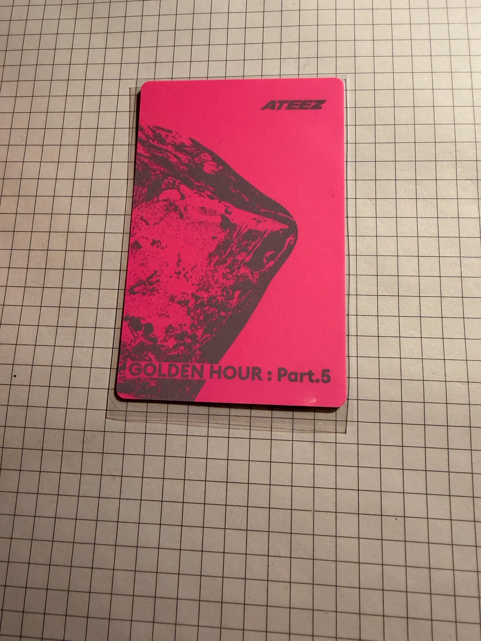 ATEEZ Wooyoung ATEEZ - Wooyoung - GOLDEN HOUR : Part.5 Album poca album album photocard A version listing photo 2