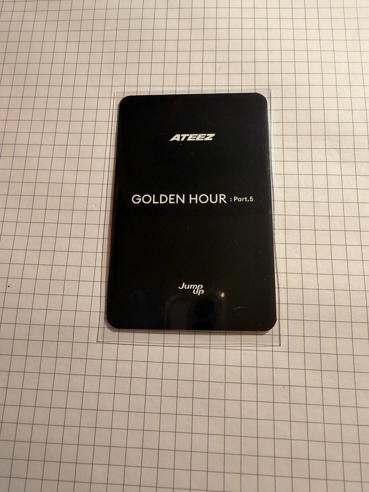 ATEEZ Wooyoung ATEEZ - Wooyoung - GOLDEN HOUR : Part.5 Album jump up lucky draw (LD) lenticular version 2 listing photo 2