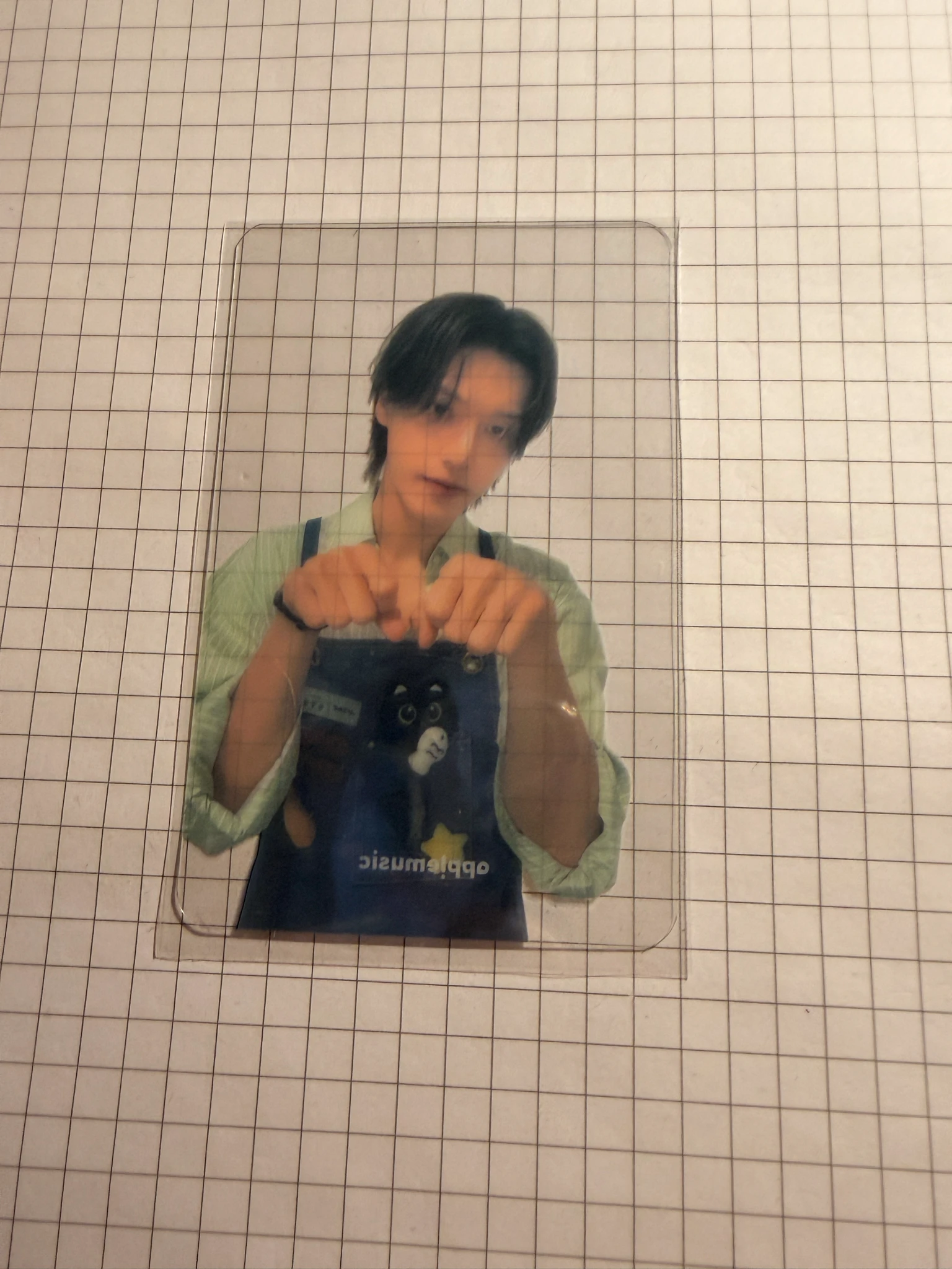 ATEEZ Wooyoung ATEEZ - Wooyoung - GOLDEN HOUR : Part.5 Album apple music cafe event round 2 video call/fancall transparent/translucent listing photo 2