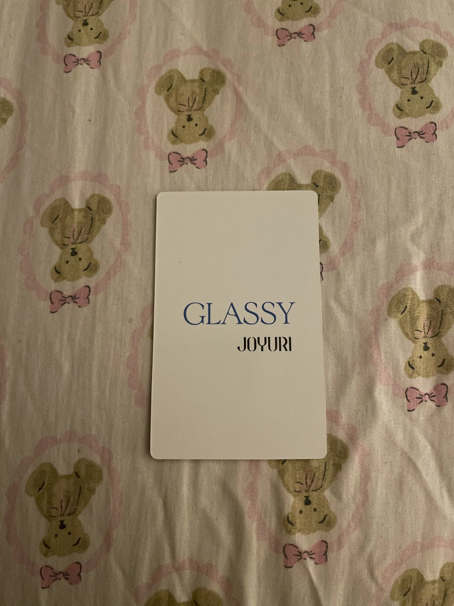 Jo Yuri Jo Yuri Jo Yuri - Jo Yuri - GLASSY Album apple music pob (pre-order benefit) listing photo 2