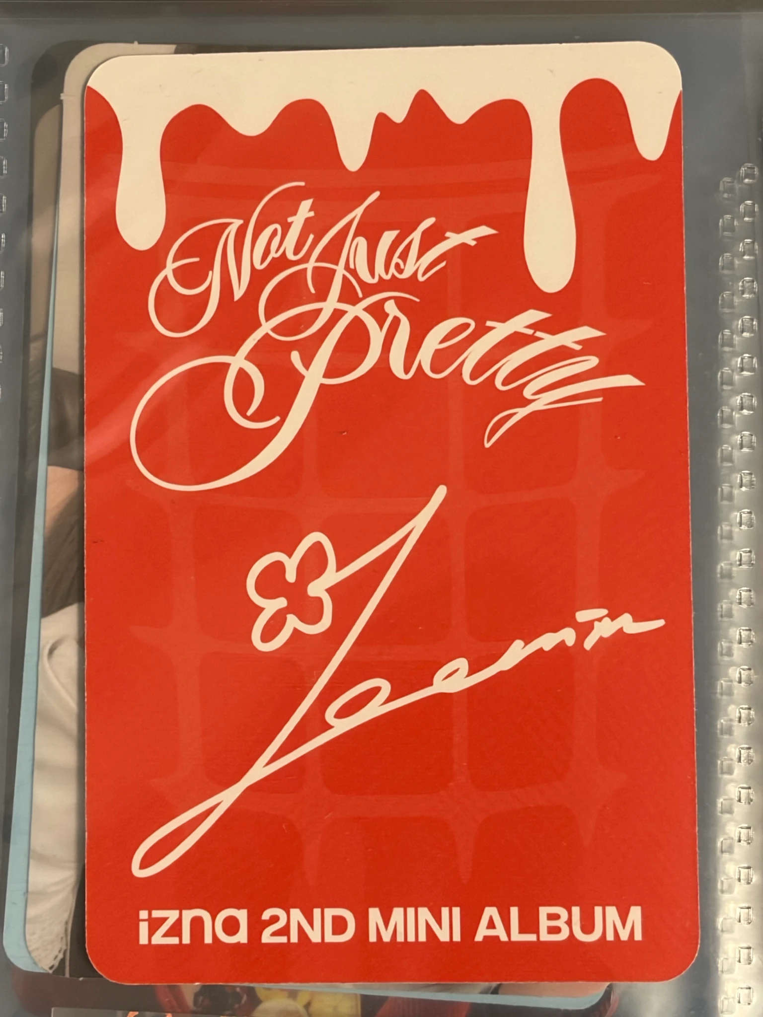 izna Bang Jeemin izna - Bang Jeemin - Not Just Pretty Album album photocard ice cream version listing photo 2