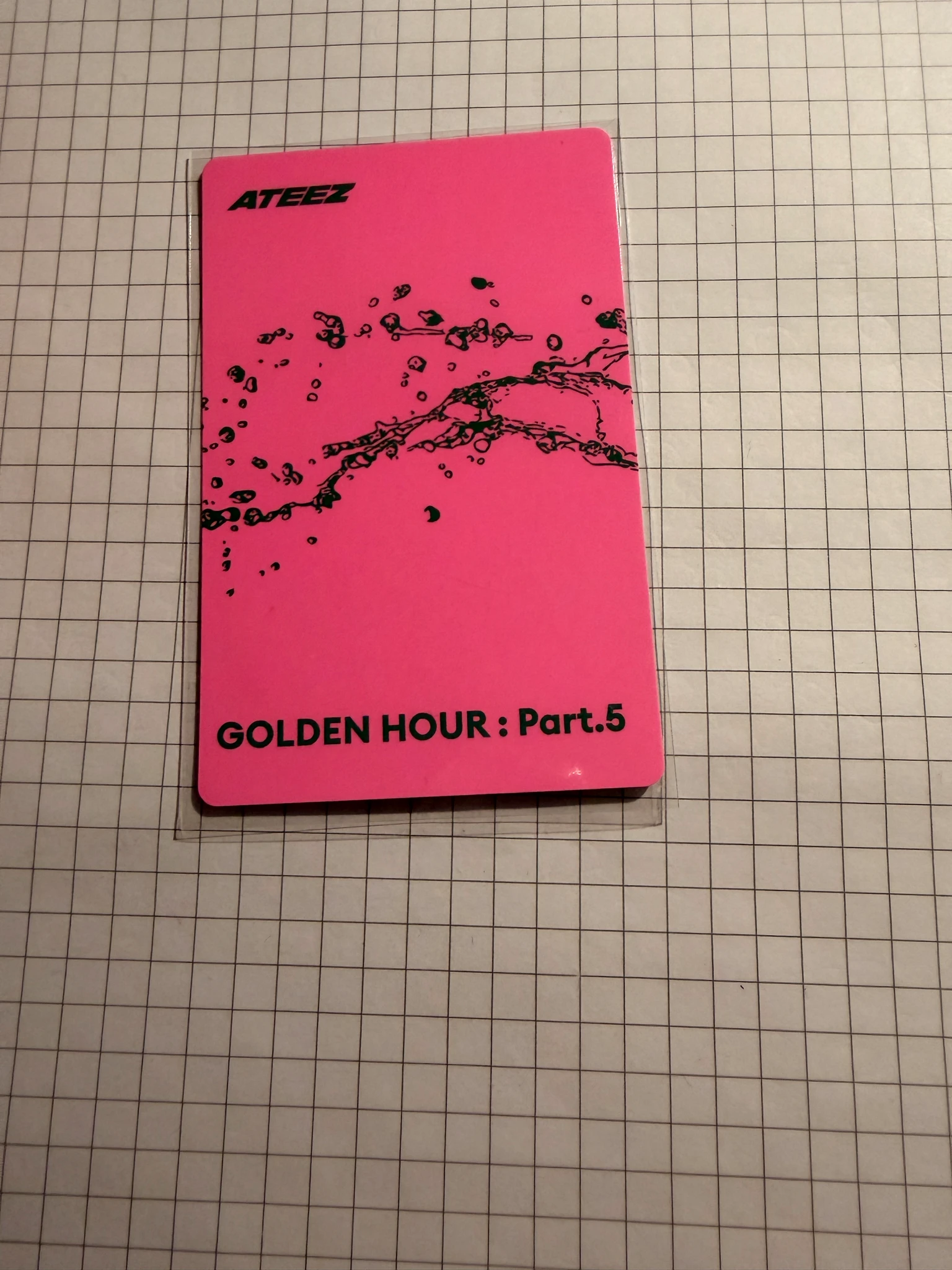 ATEEZ Wooyoung ATEEZ - Wooyoung - GOLDEN HOUR : Part.5 Album album photocard poca album A version listing photo 2