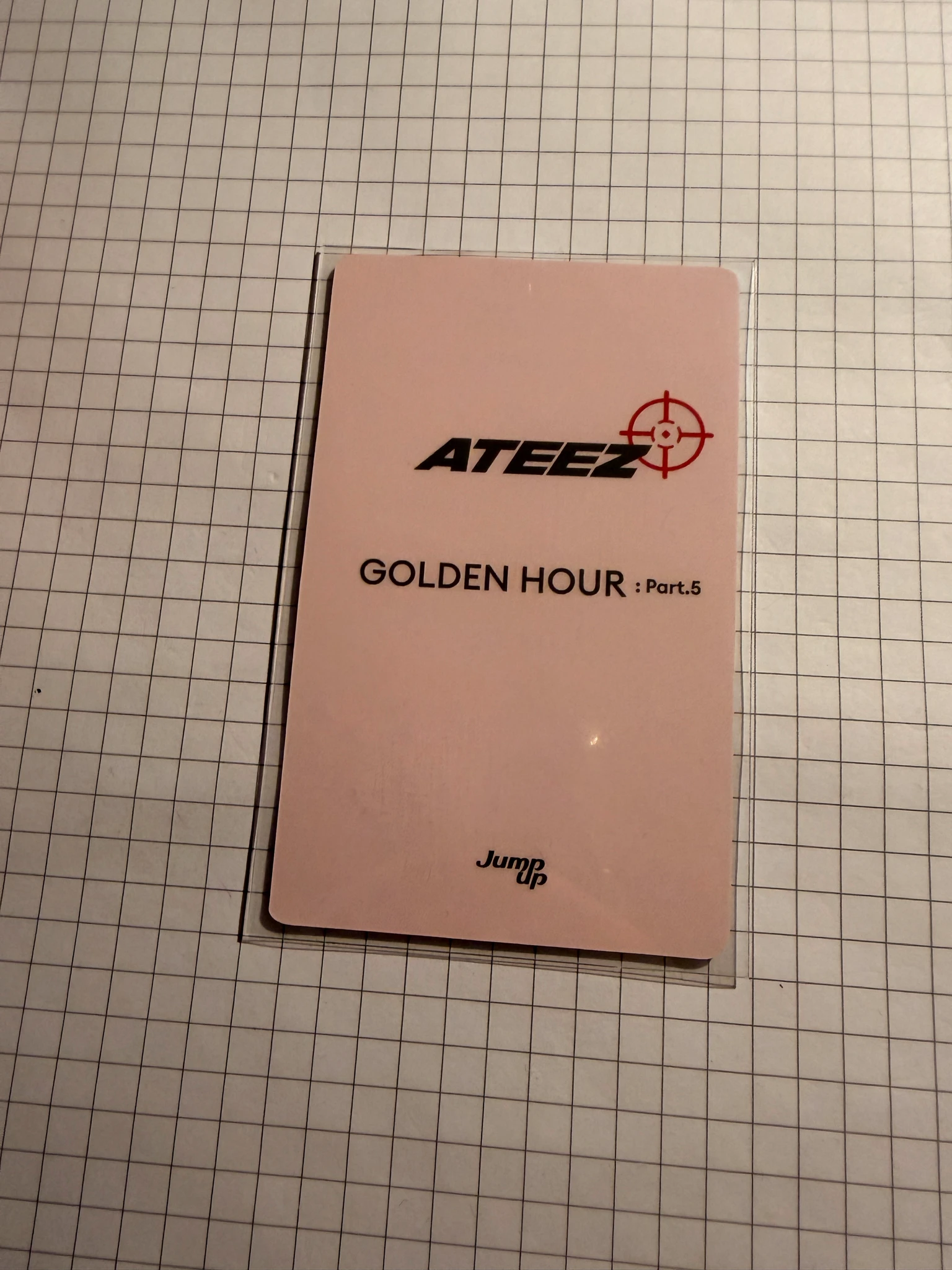 ATEEZ Wooyoung ATEEZ - Wooyoung - GOLDEN HOUR : Part.5 Album jump up lucky draw (LD) version 1 listing photo 2