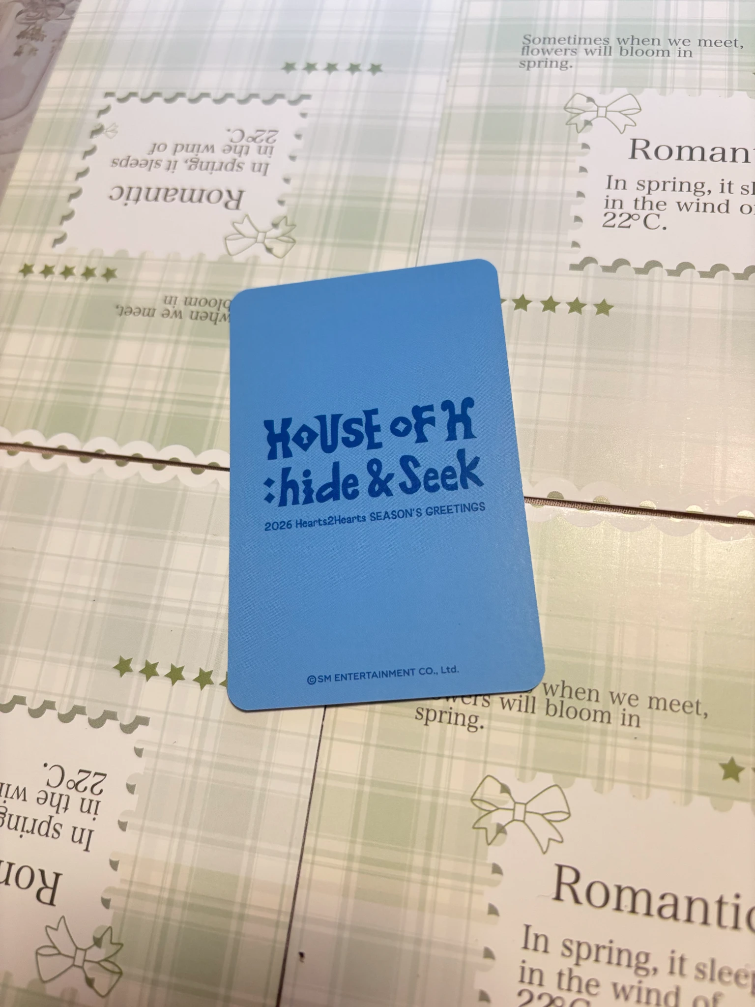 Hearts2Hearts Yuha Hearts2Hearts - Yuha - House of H : Hide And Seek Other pob (pre-order benefit) listing photo 2