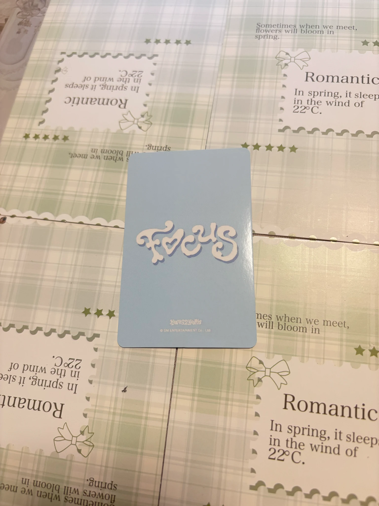 Hearts2Hearts Ye-on Hearts2Hearts - Ye-on - FOCUS Album KMStation fansign round 1 listing photo 2
