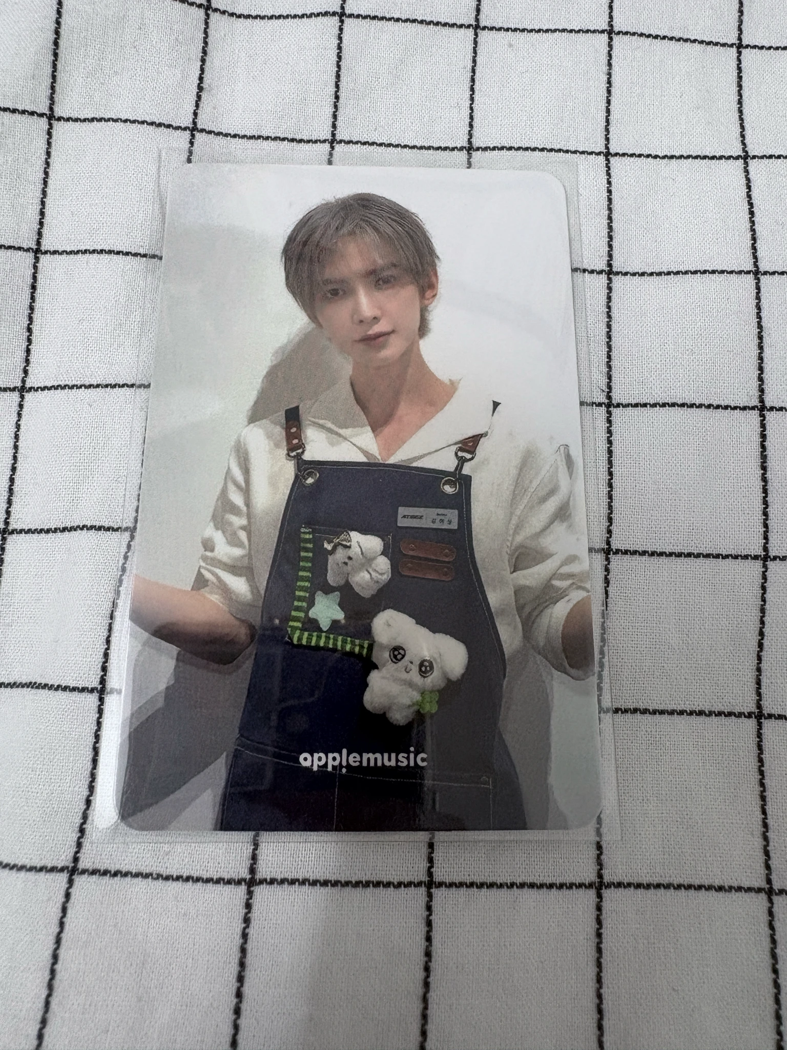 ATEEZ Yeosang ATEEZ - Yeosang - GOLDEN HOUR : Part.5 Album fansign apple music round 3 double-sided listing photo 2