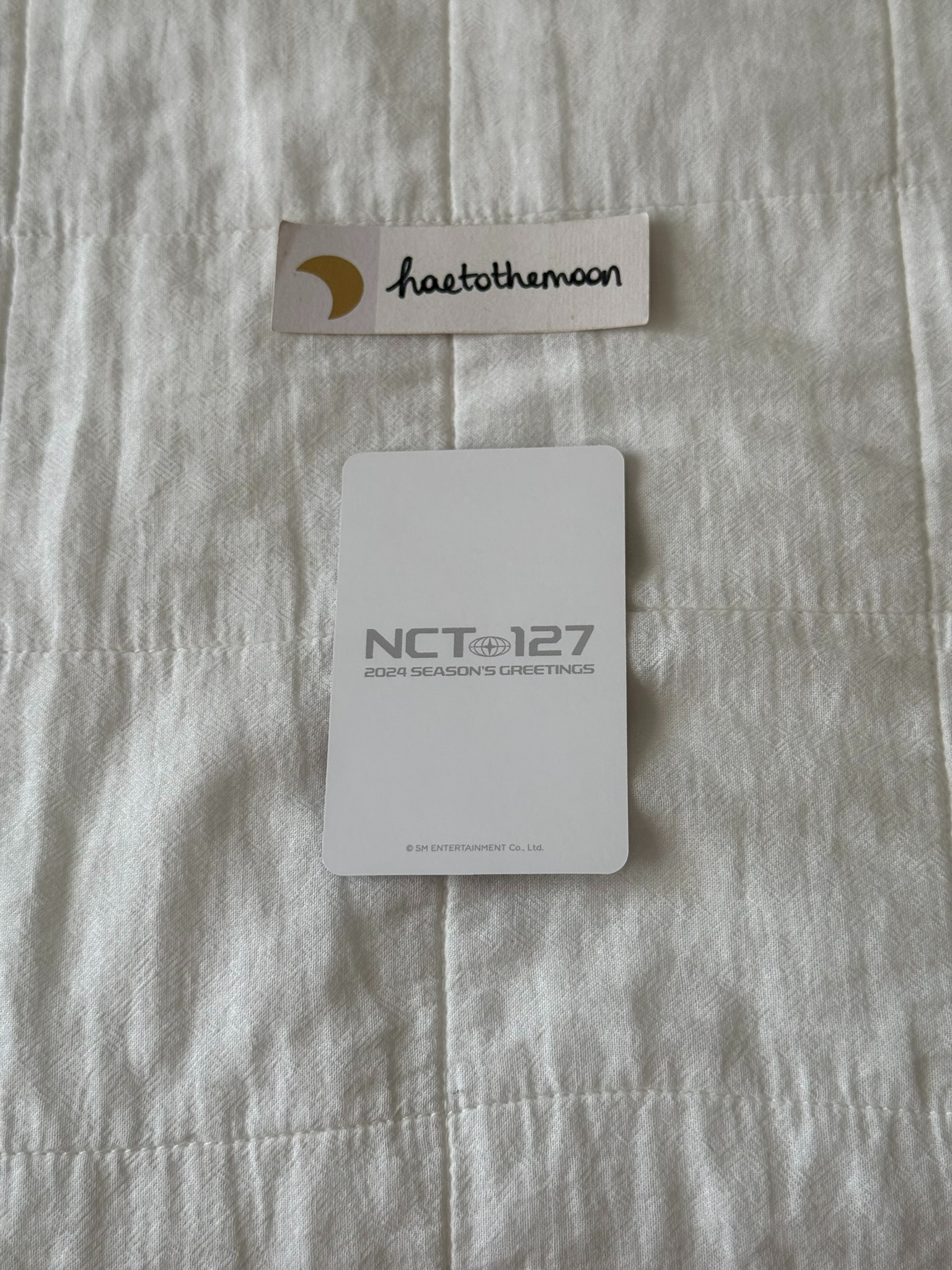 NCT 127 Mark NCT 127 - Mark - 2024 Season’s Greetings Other merch photocard trading card selfie A version listing photo 2