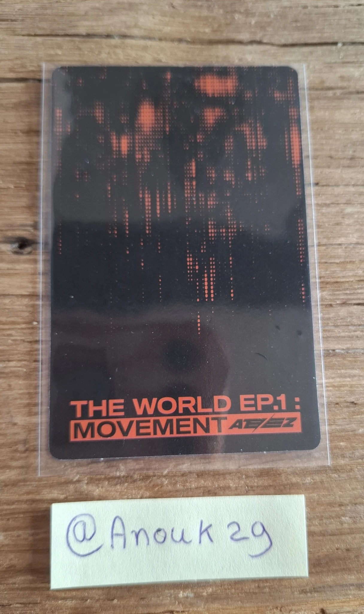 ATEEZ Jongho ATEEZ - Jongho - THE WORLD EP.1 : MOVEMENT Album album photocard digipack version listing photo 2