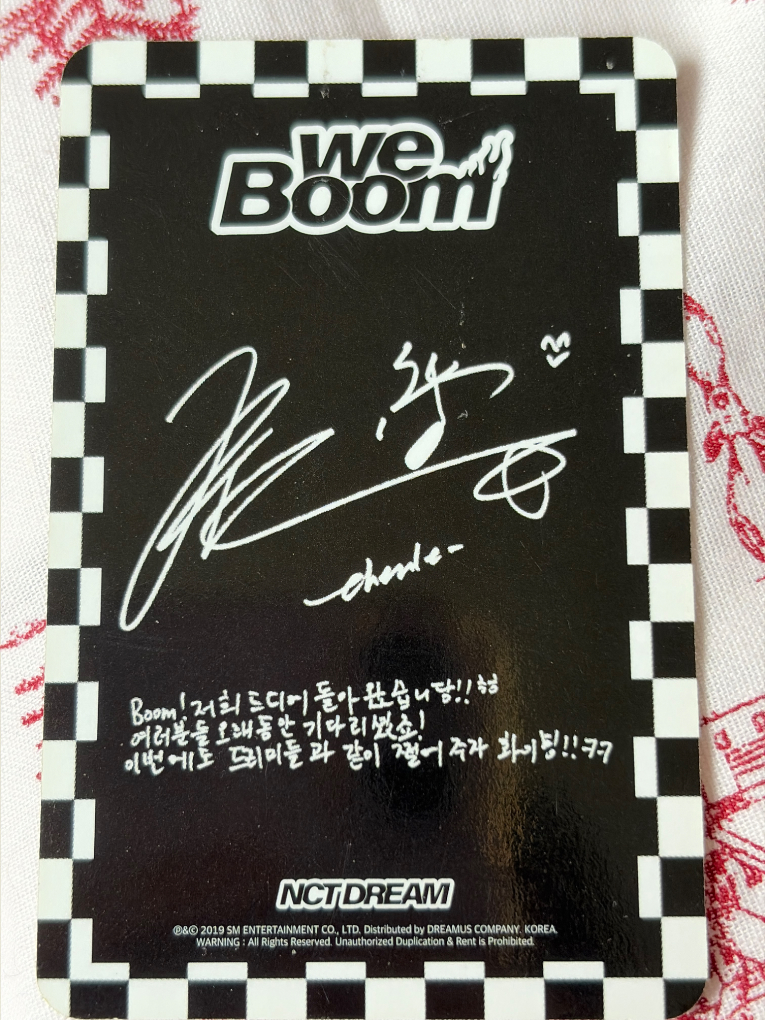 NCT DREAM Chenle NCT DREAM - Chenle - We Boom Album we ver. listing photo 2