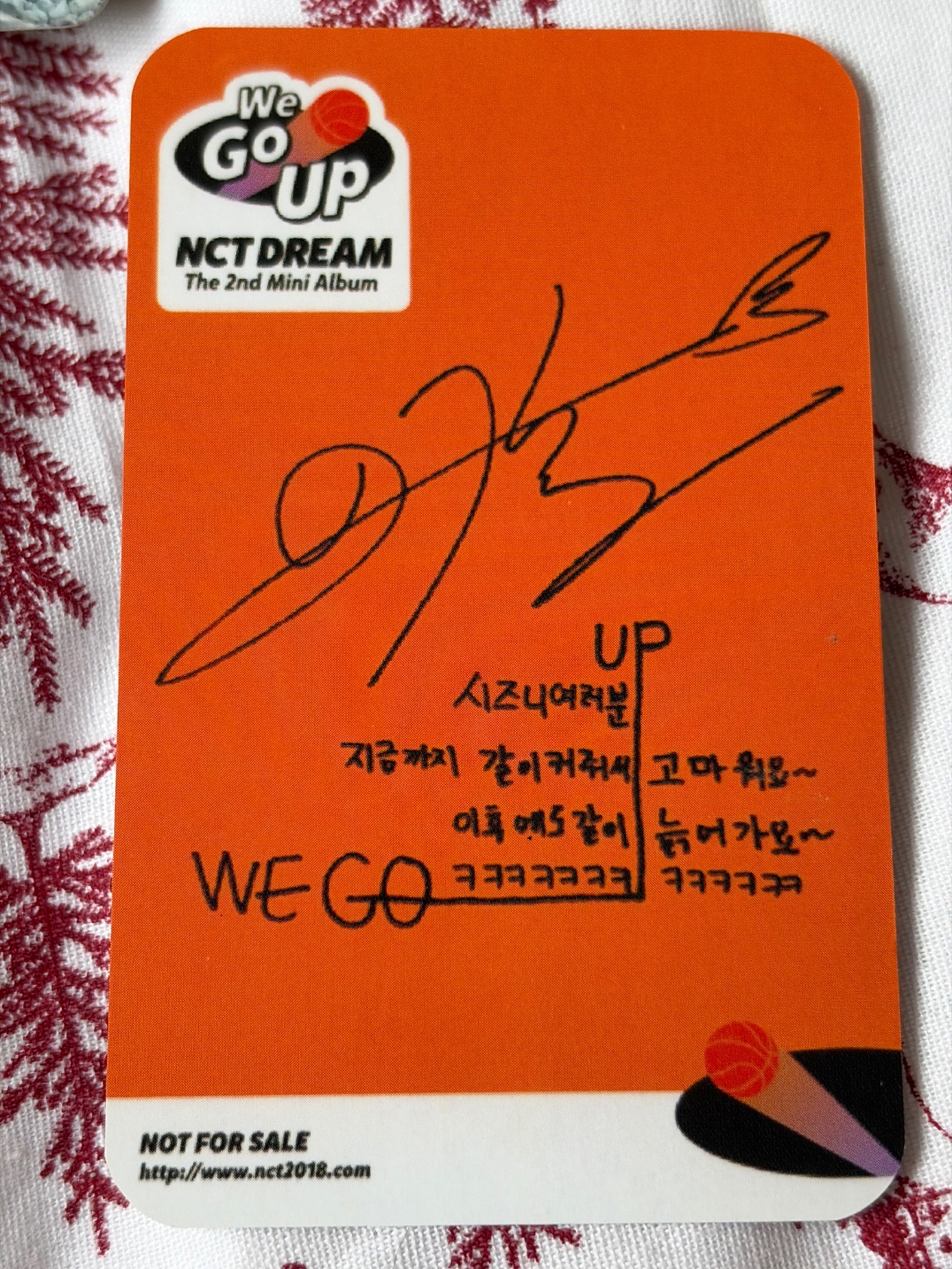 NCT DREAM Renjun NCT DREAM - Renjun - We Go Up Album listing photo 2