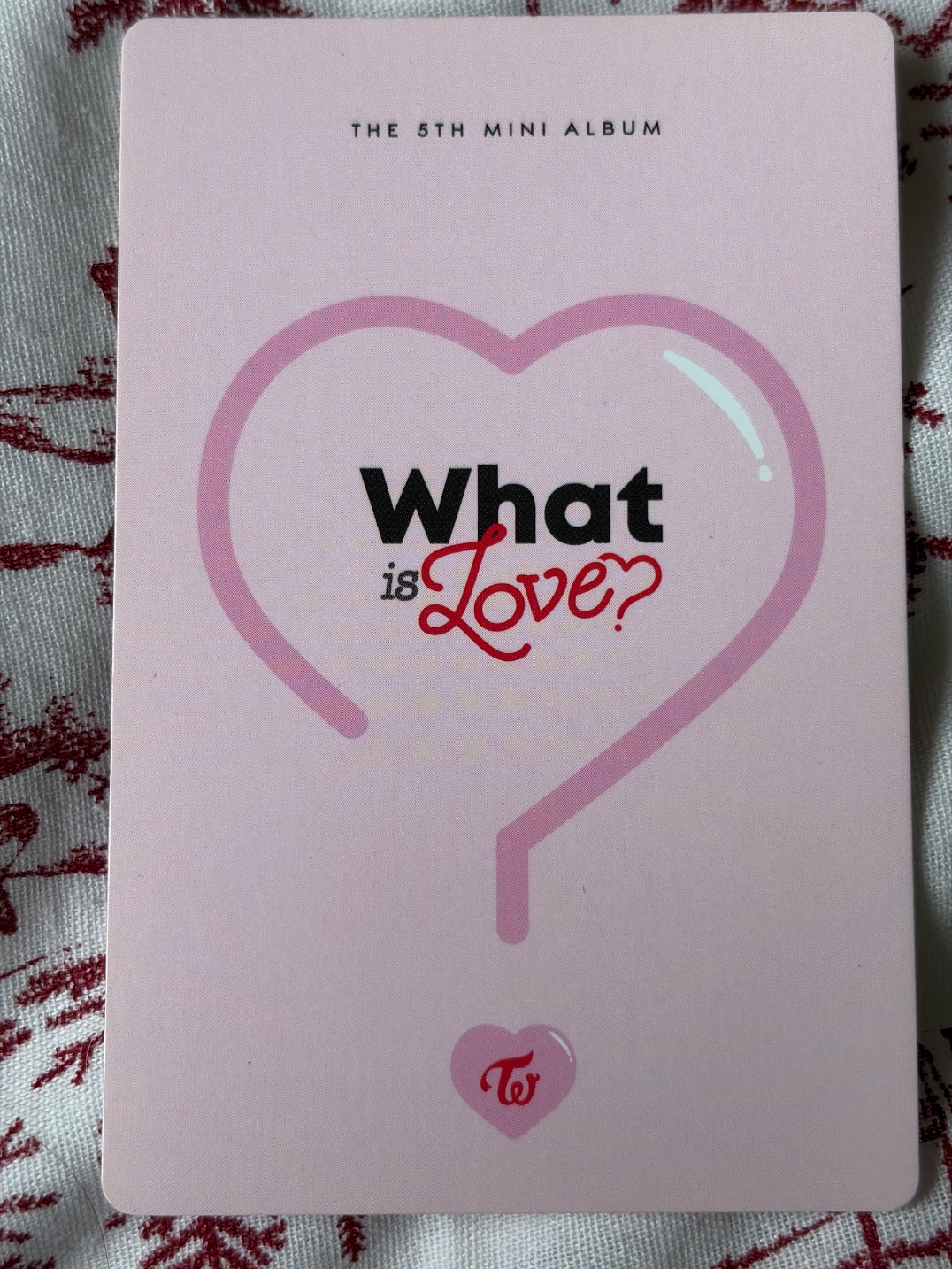 TWICE Dahyun TWICE - Dahyun - What is Love? Album pre-order benefit (pob) listing photo 2