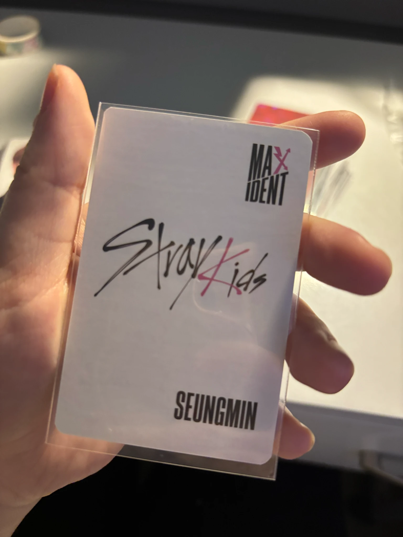 Stray Kids Seungmin Stray Kids - Seungmin - Maxident Album lotte duty free pre-order benefit (pob) listing photo 2