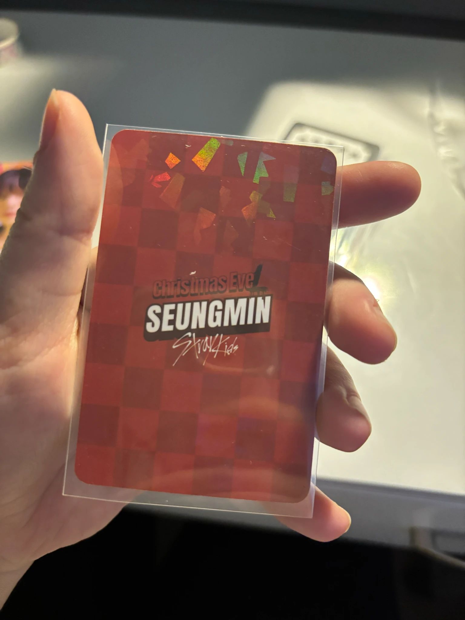 Stray Kids Seungmin Stray Kids - Seungmin - Christmas EveL Album album photocard glitter ver. glitter listing photo 2