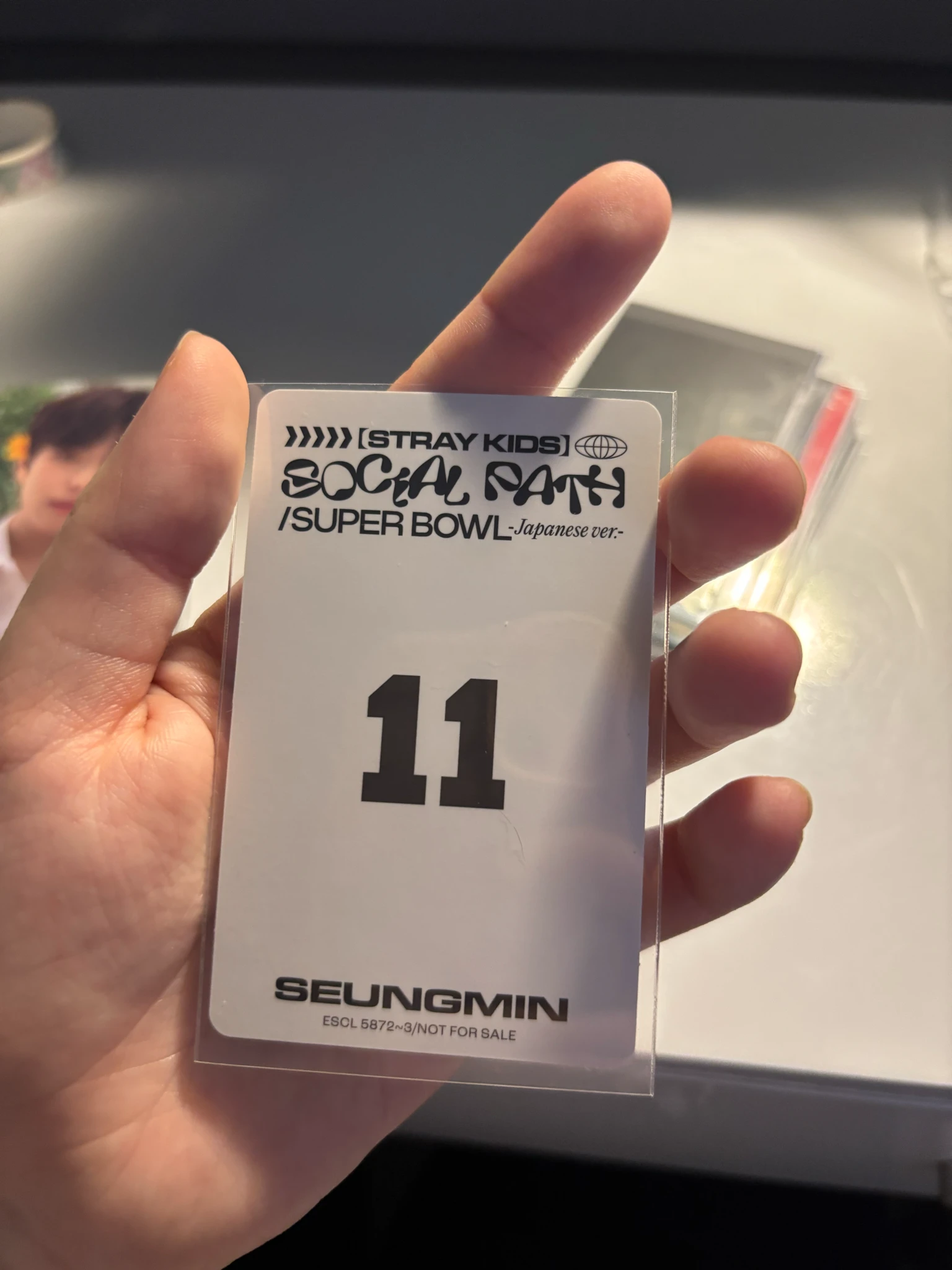 Stray Kids Seungmin Stray Kids - Seungmin - Social Path Album album photocard limited version B version listing photo 2