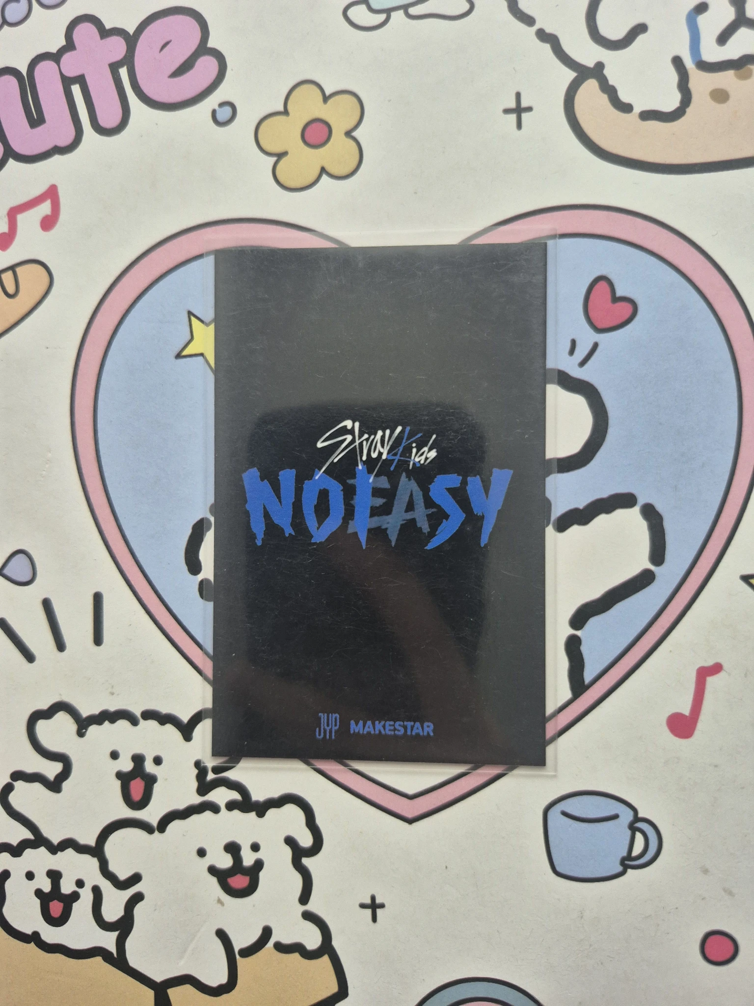 Stray Kids HAN Stray Kids - HAN - NoEasy Album pre-order benefit (pob) makestar holographic (hologram) listing photo 2