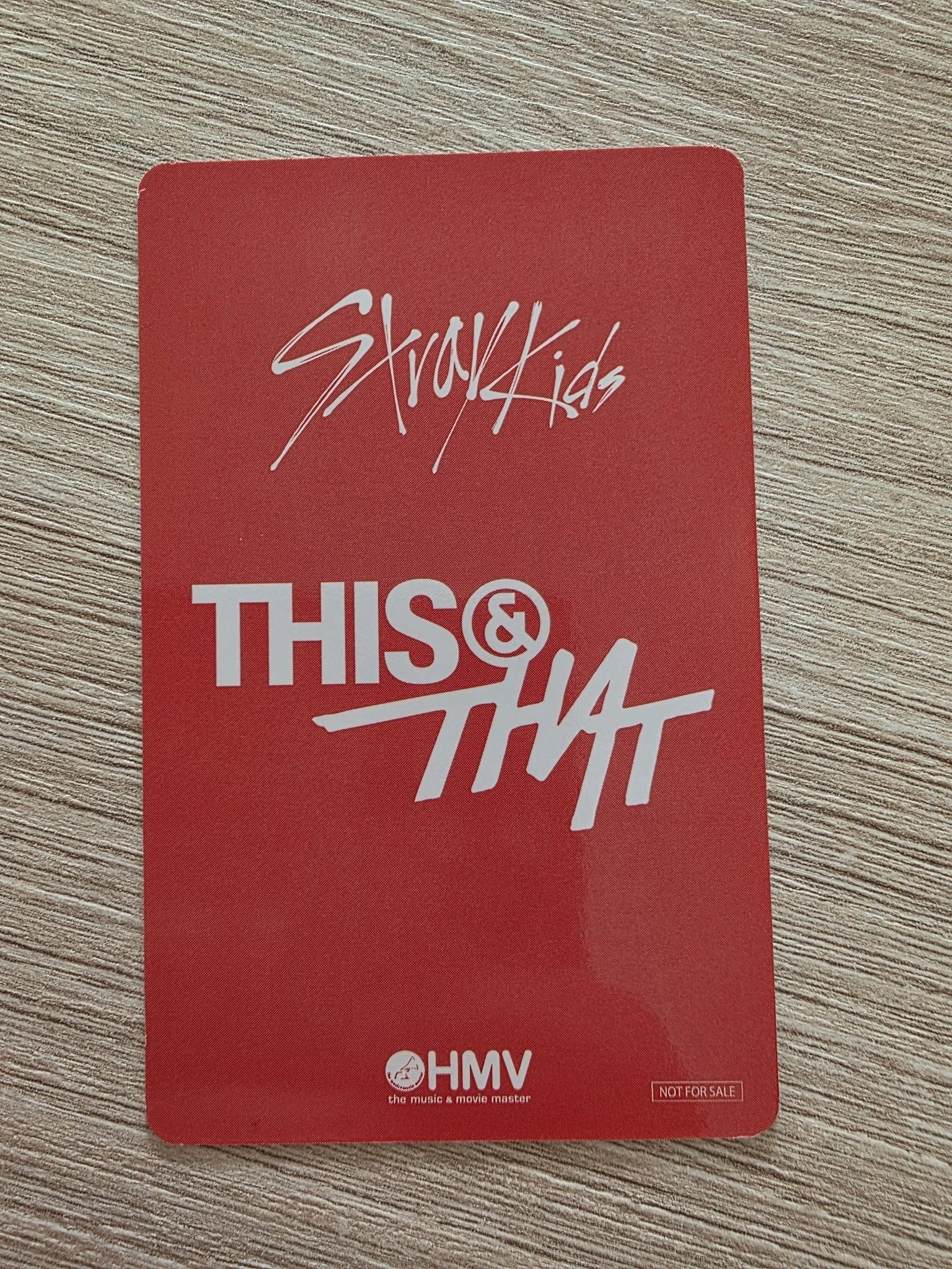 Stray Kids Changbin Stray Kids - Changbin - THIS & THAT Album pob (pre-order benefit) hmv japan A version listing photo 2