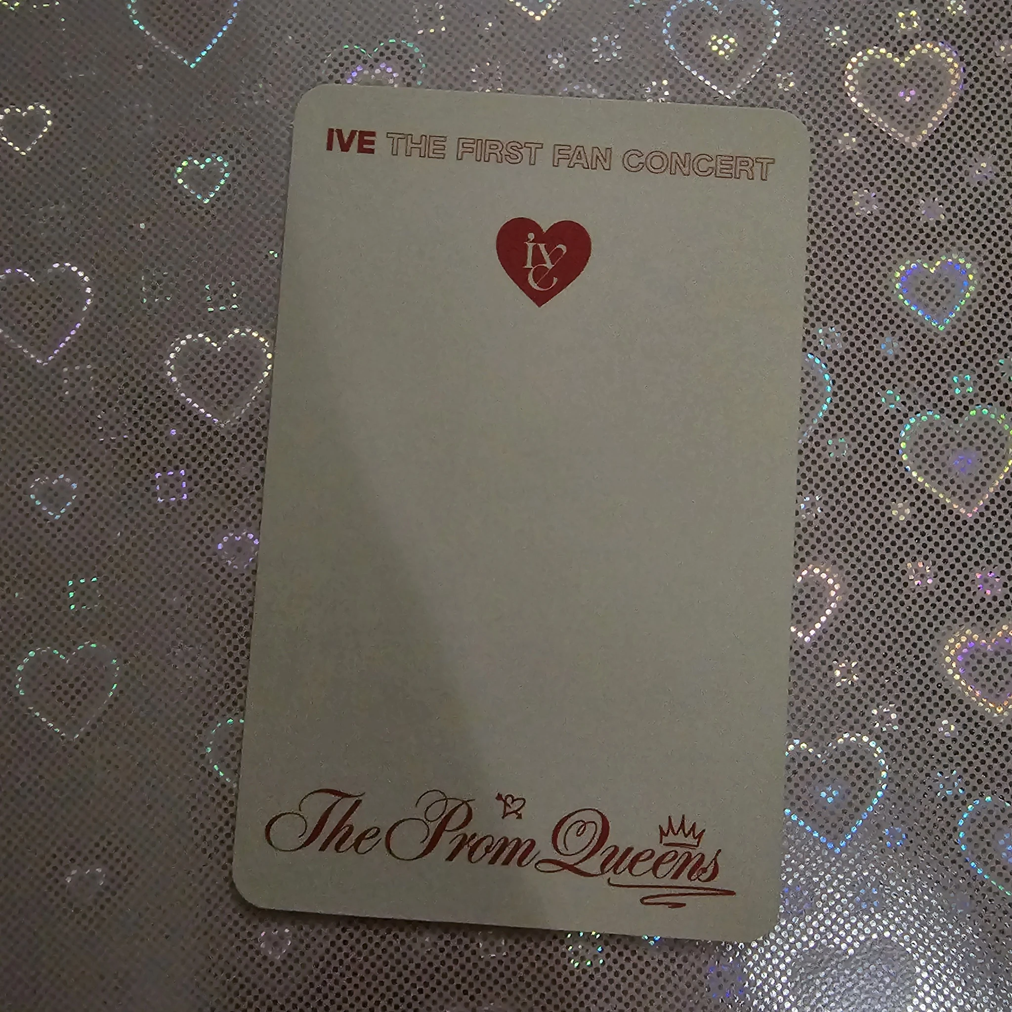 IVE Yujin IVE - Yujin - Prom Queens The First Fan Concert Event Deco Set listing photo 2