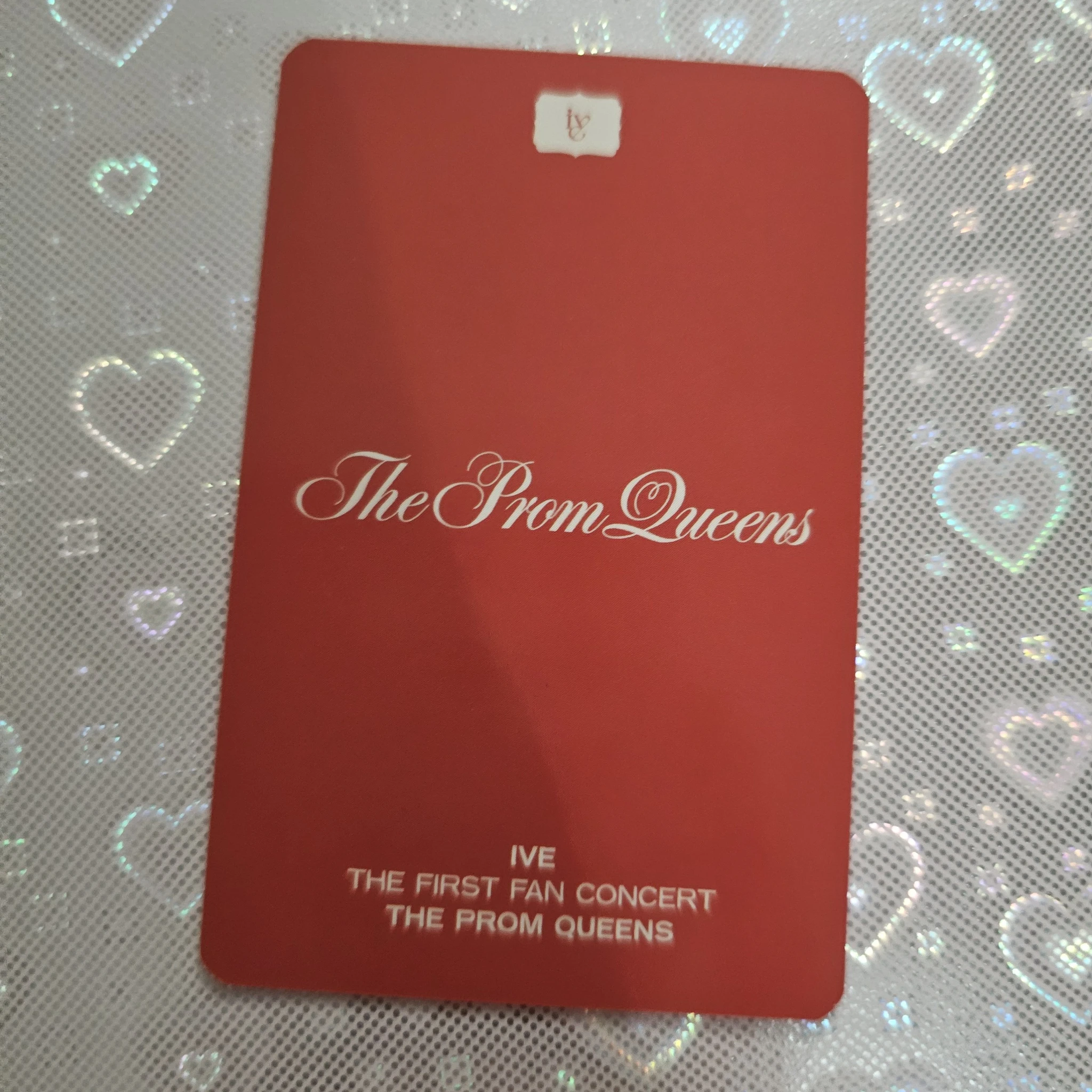 IVE Yujin IVE - Yujin - The Prom Queens: 1st Fan Concert Event trading card selfie version A version listing photo 2