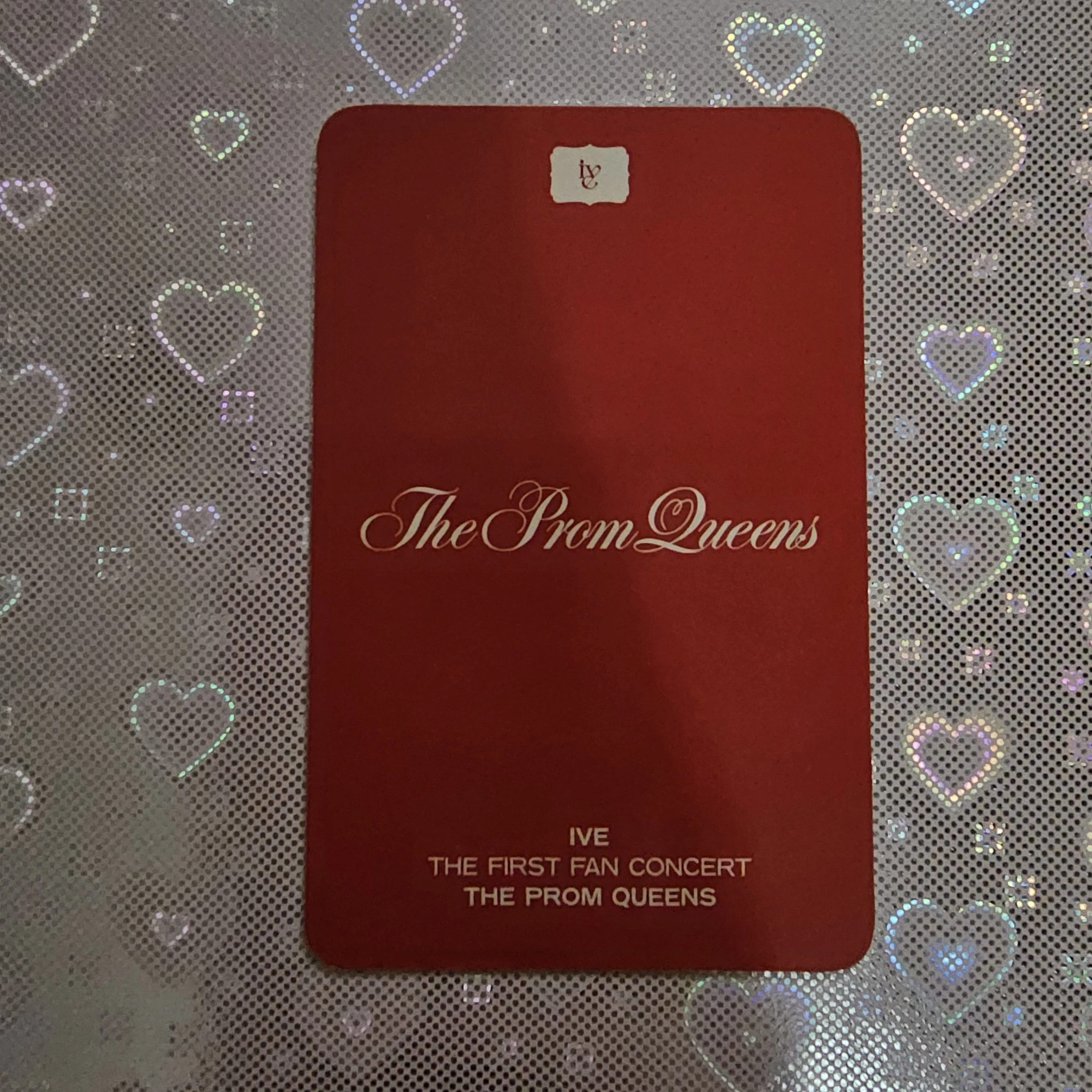 IVE Yujin IVE - Yujin - The Prom Queens: 1st Fan Concert Event trading card concept photocard listing photo 2