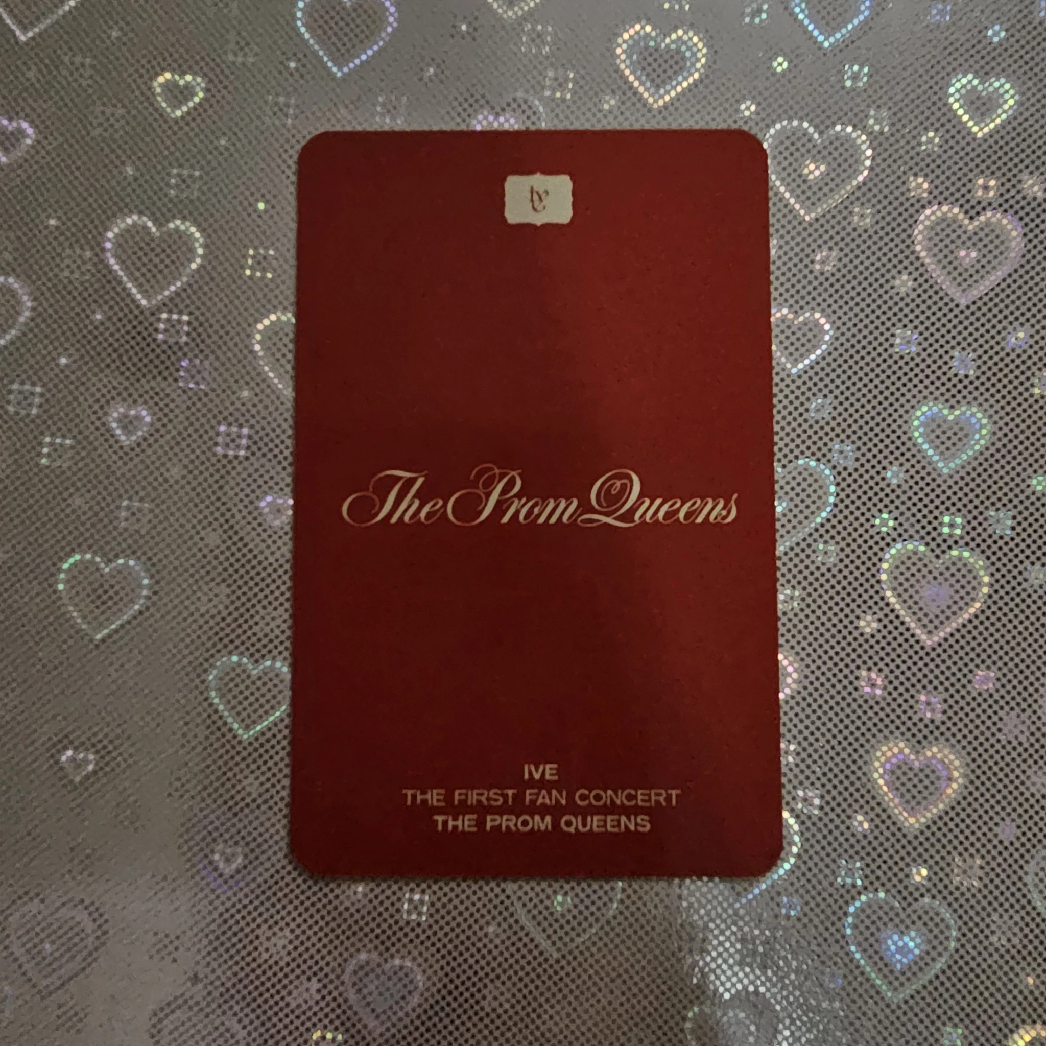 IVE Yujin IVE - Yujin - The Prom Queens: 1st Fan Concert Event trading card concept photocard listing photo 2