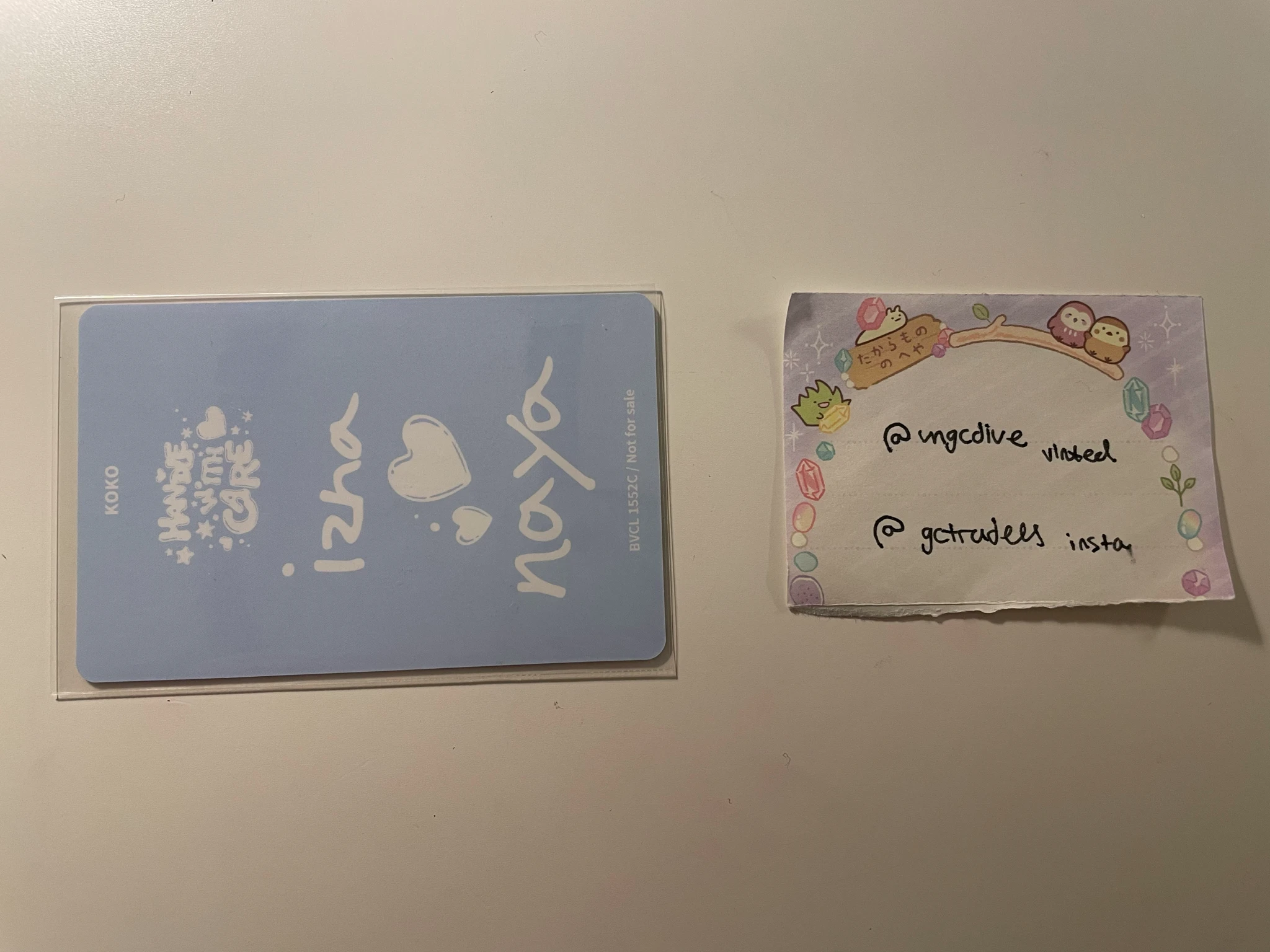 izna Koko izna - Koko - Handle With Care Album album photocard standard version listing photo 2