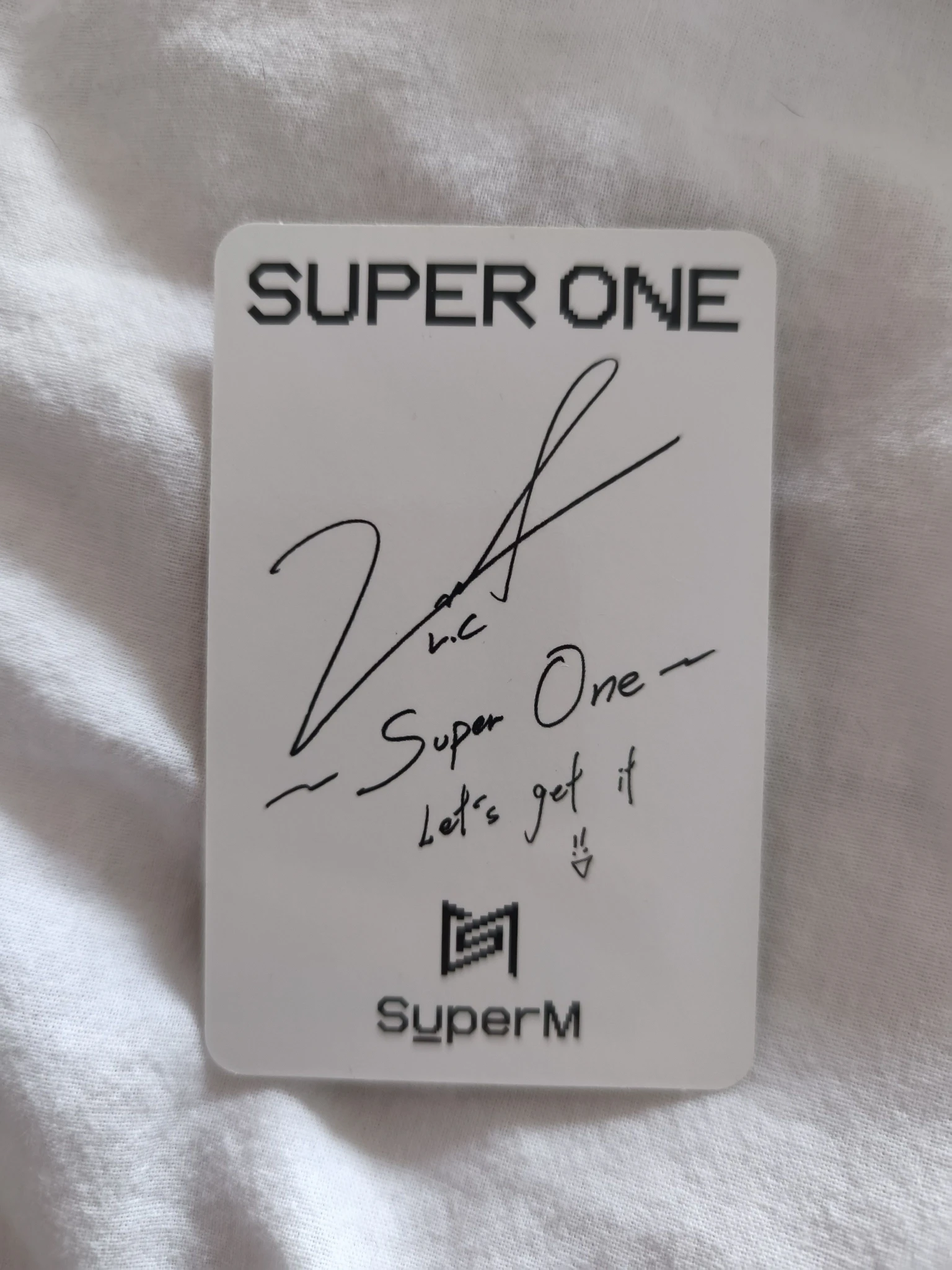 SuperM Lucas SuperM - Lucas - Super One Album album photocard listing photo 2
