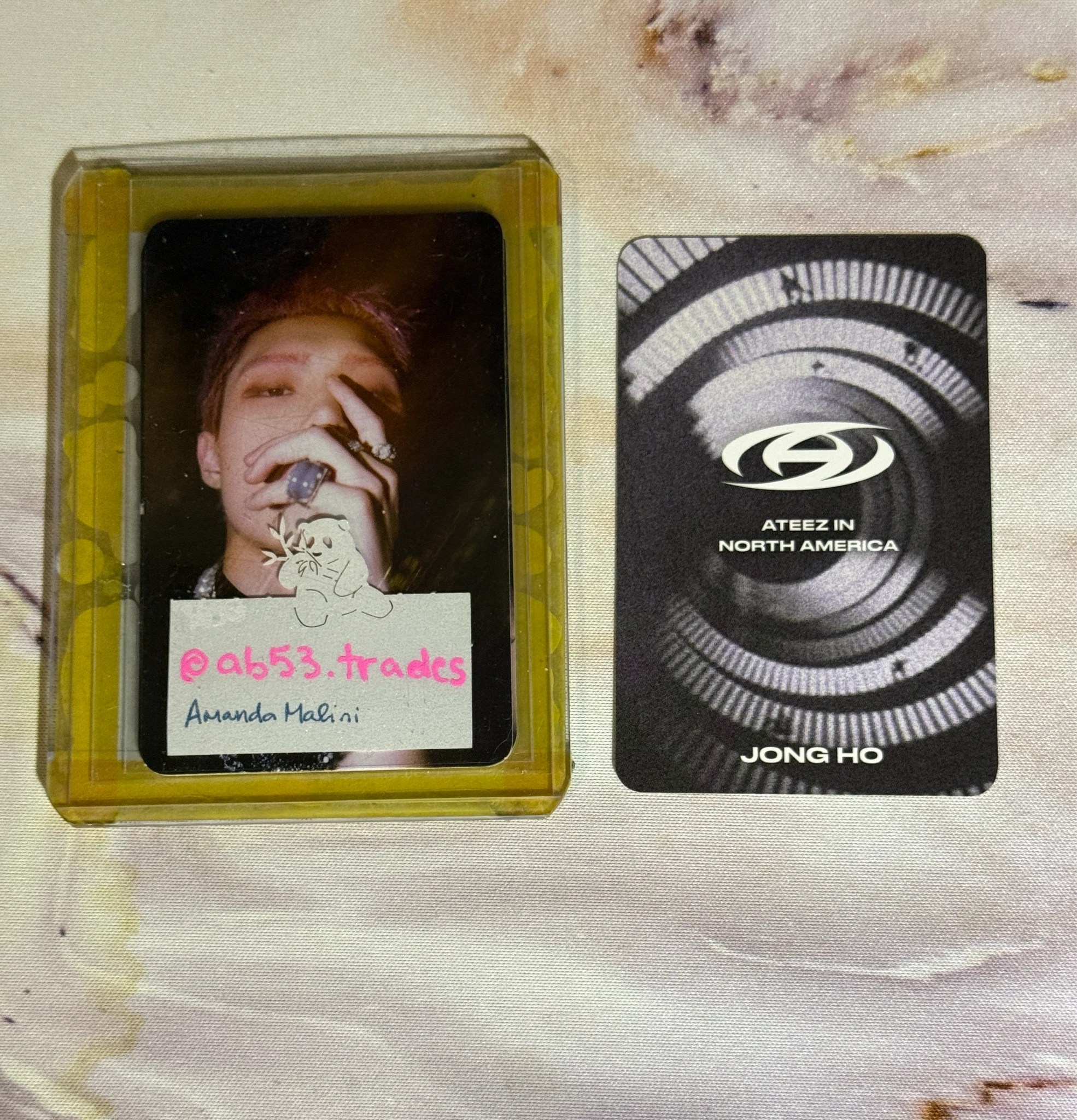 ATEEZ Jongho ATEEZ - Jongho - Towards The Light: Will To Power Event lucky draw north america pop-up store listing photo 2