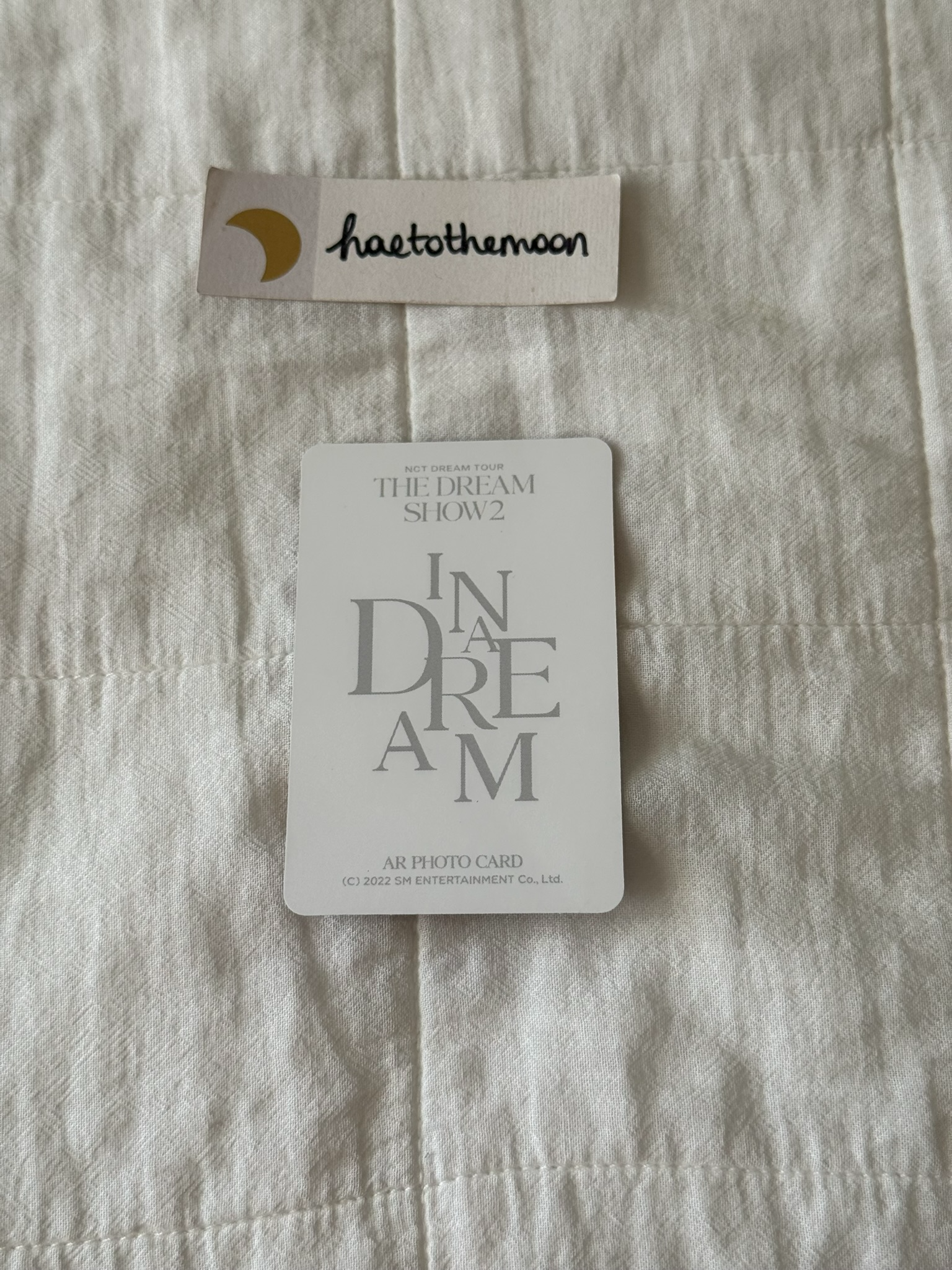 NCT DREAM Mark NCT DREAM - Mark - THE DREAM SHOW 2 : IN YOUR DREAM  Event AR ticket tour merch listing photo 2