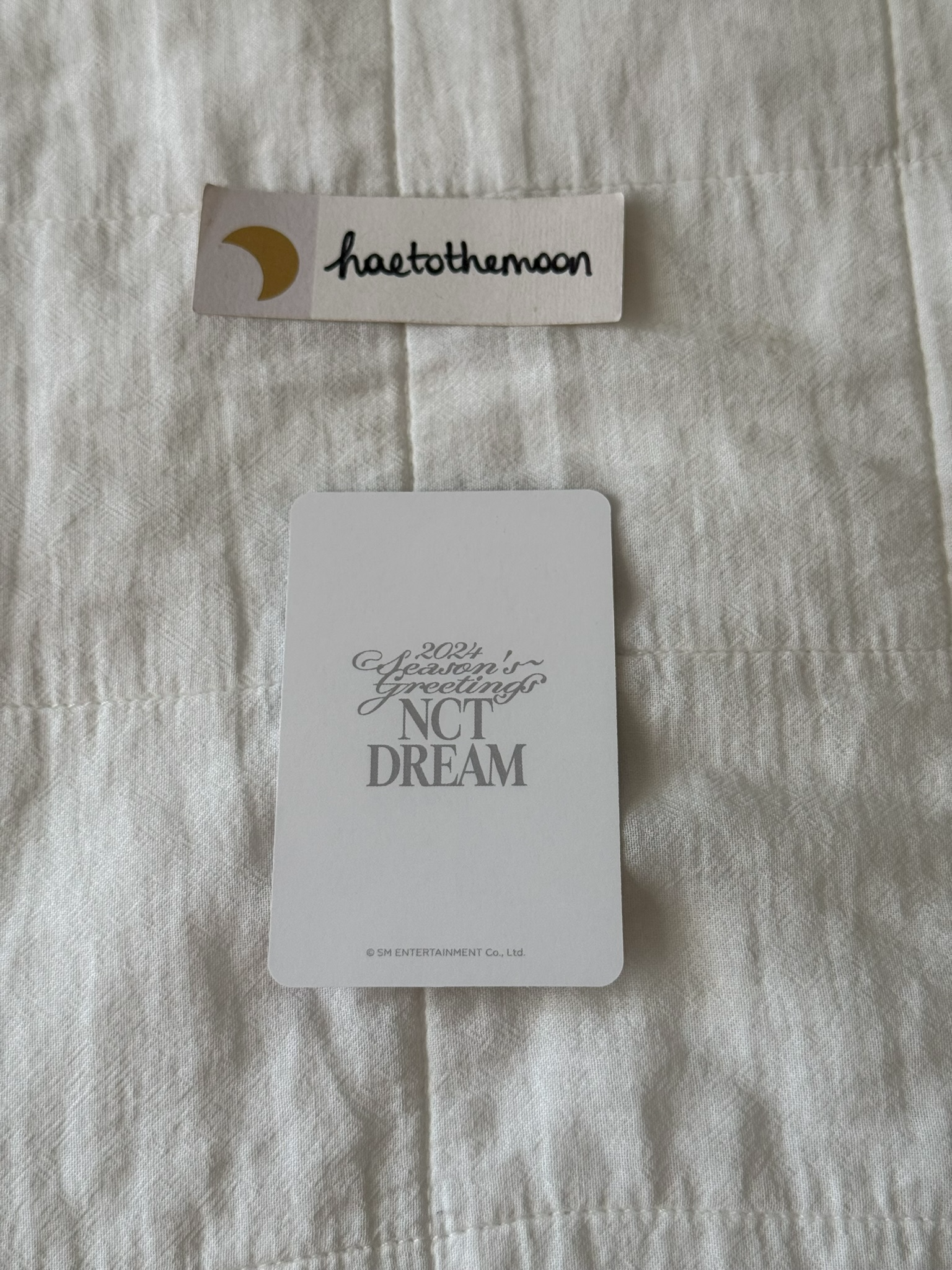 NCT DREAM Mark NCT DREAM - Mark - 2024 Season’s Greetings Other trading card B version listing photo 2