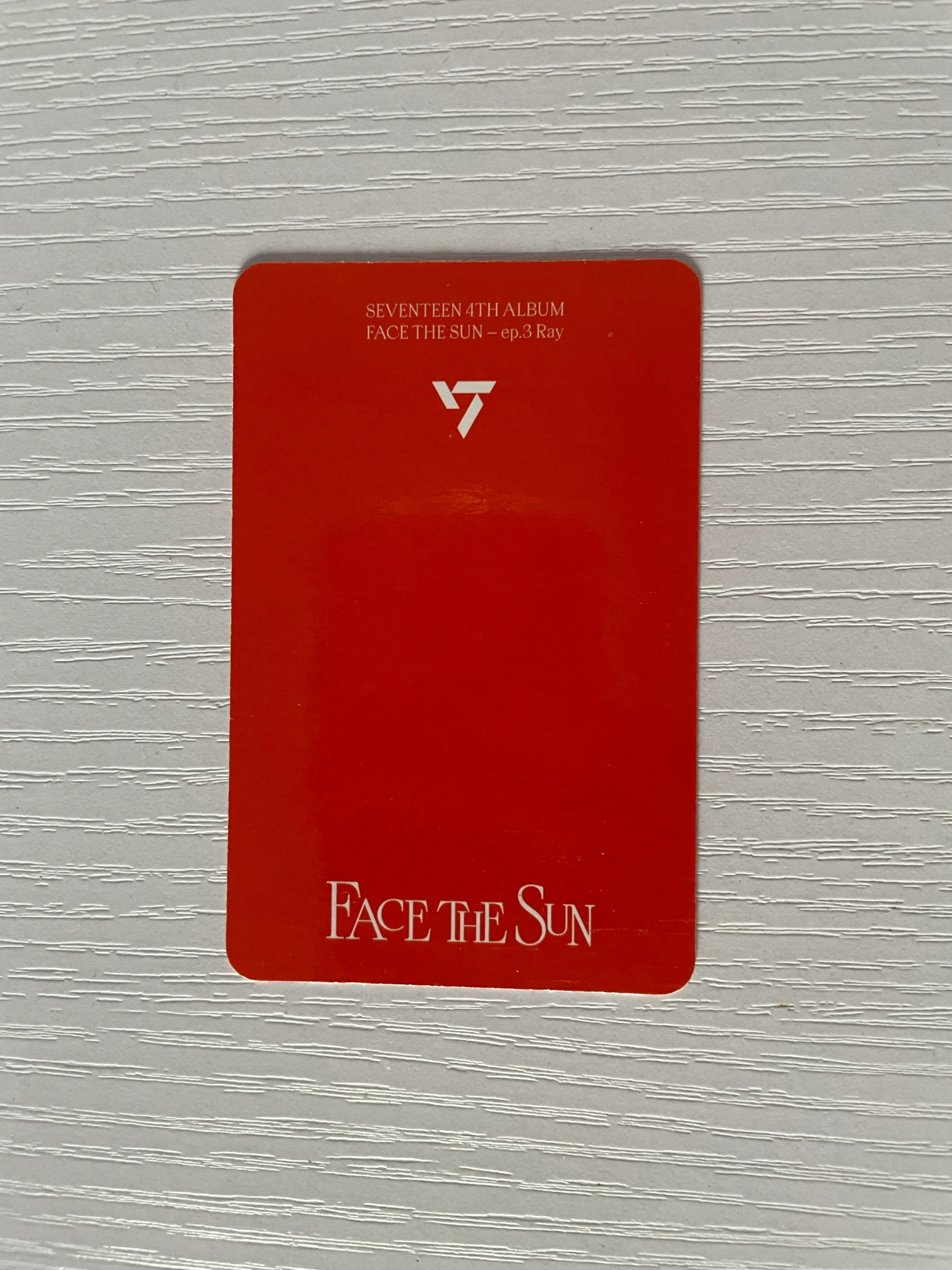 SEVENTEEN Dino SEVENTEEN - Dino - Face the Sun Album album photocard listing photo 2
