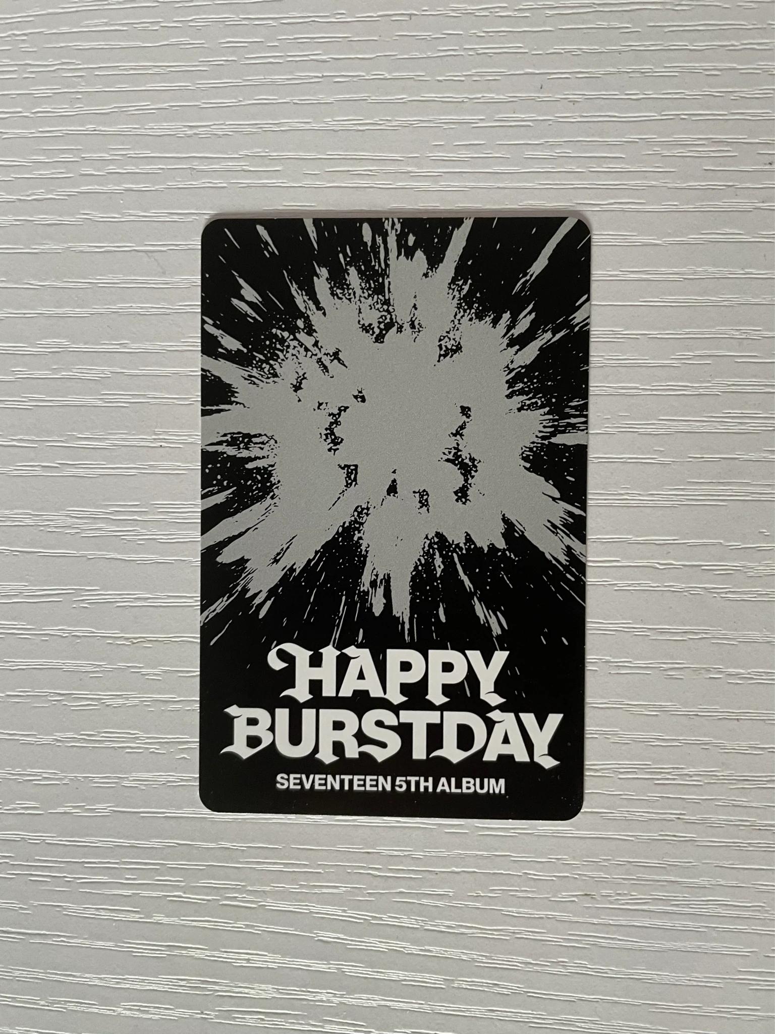 SEVENTEEN Woozi SEVENTEEN - Woozi - HAPPY BURSTDAY Album vinyl version listing photo 2