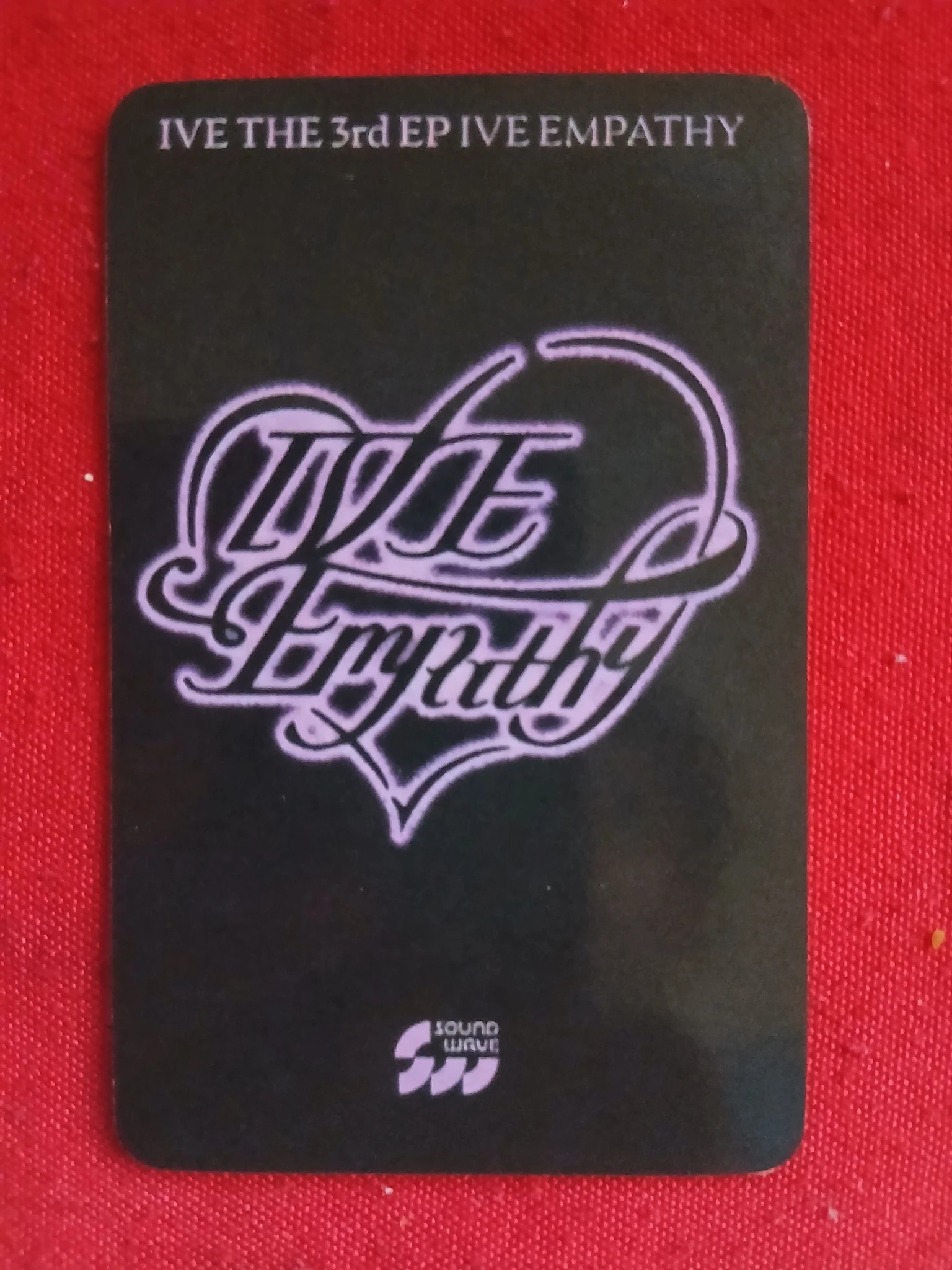 IVE Yujin IVE - Yujin - IVE EMPATHY Album soundwave pob (pre-order benefit) round 1 listing photo 2
