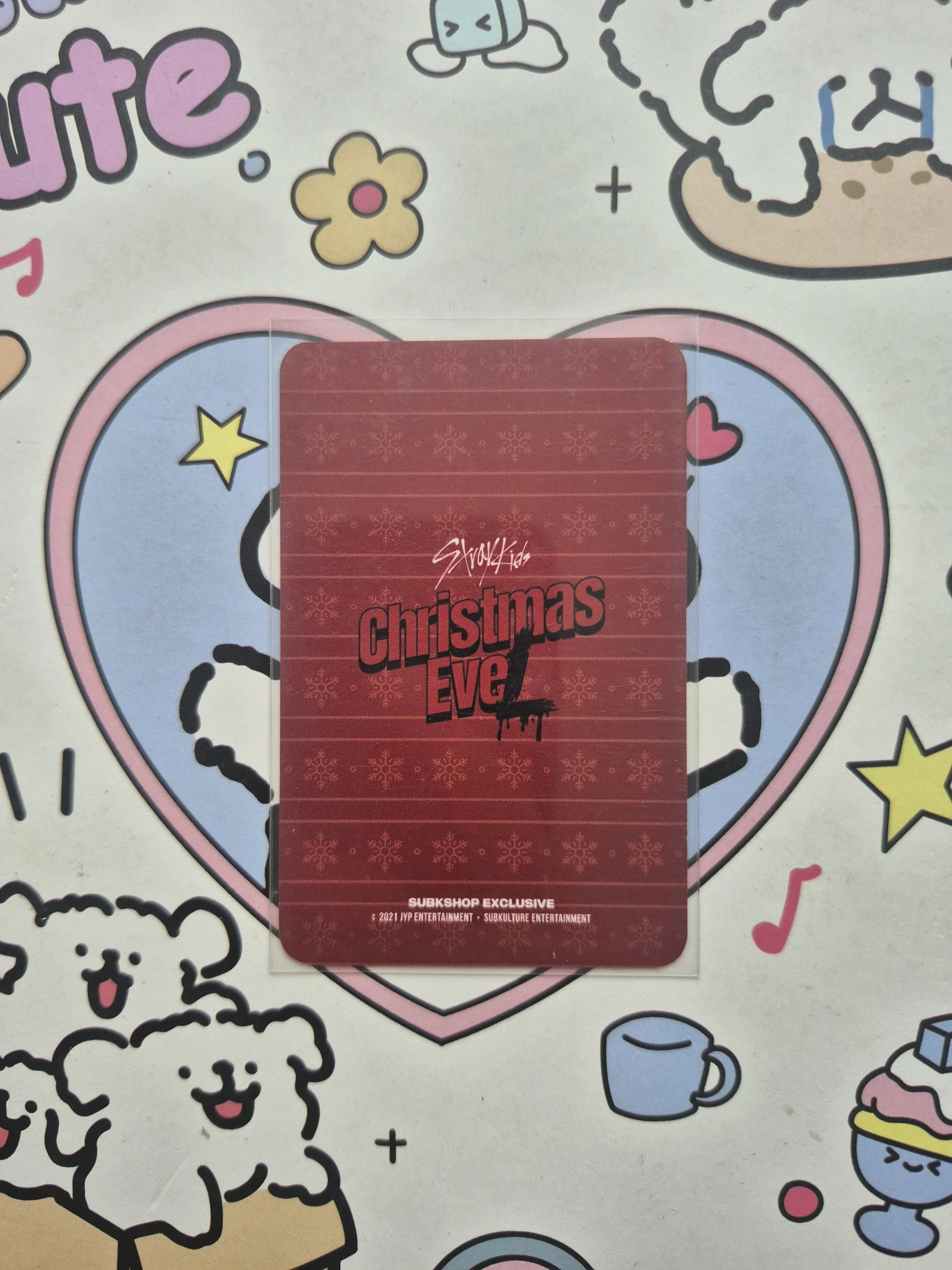 Stray Kids HAN Stray Kids - HAN - Christmas EveL Album pob (pre-order benefit) subk shop listing photo 2