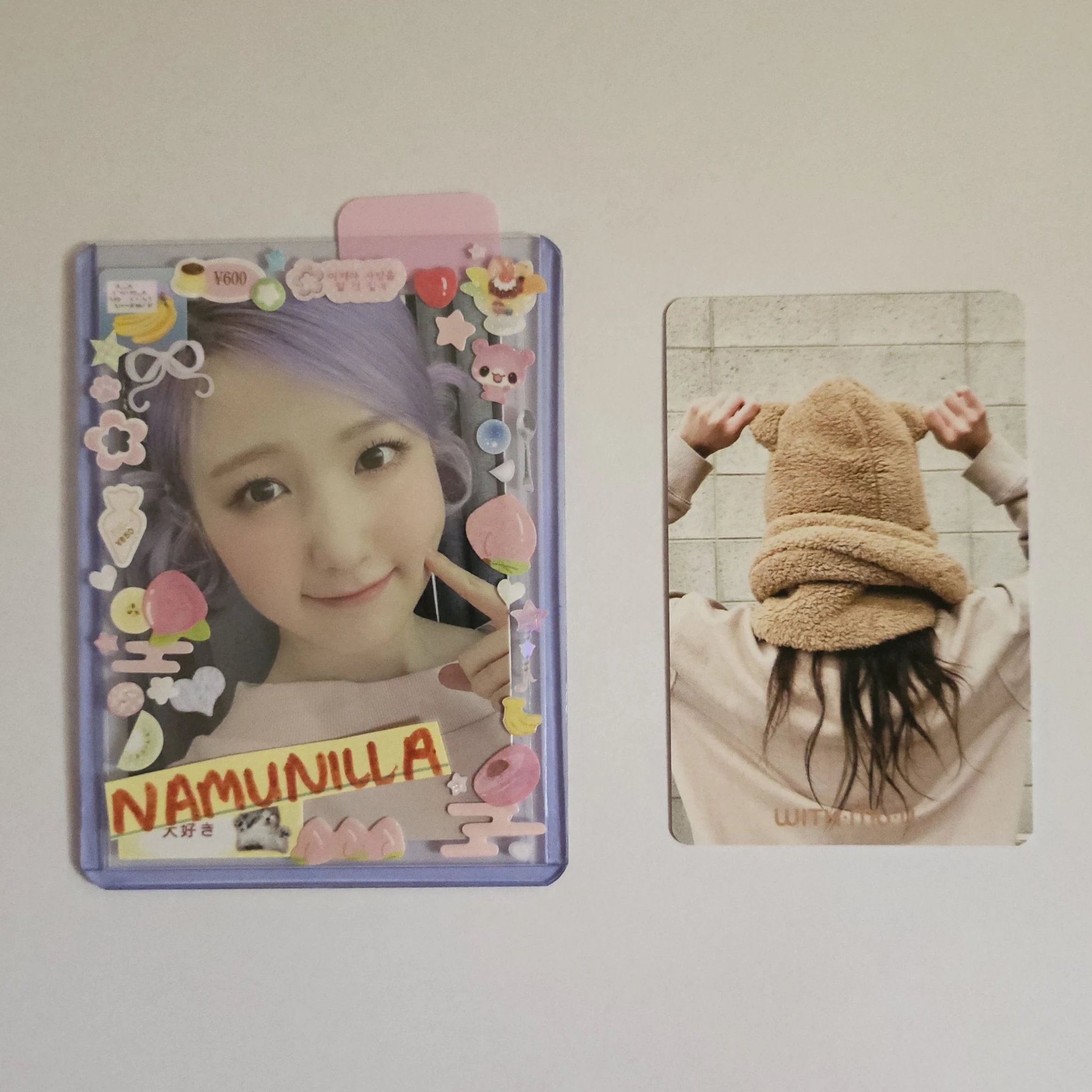 STAYC J STAYC - J - Teddy Bear Album withmuu round 2 fansign double-sided listing photo 2