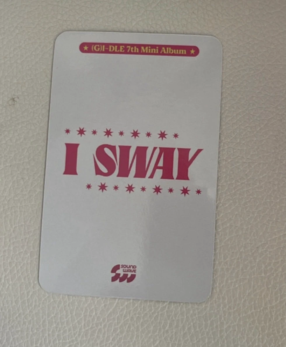 i-dle Soyeon (G)I-DLE - Soyeon - I Sway Album soundwave pre-order benefit listing photo 2