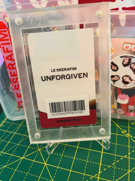 LE SSERAFIM Kazuha LE SSERAFIM - Kazuha - UNFORGIVEN Album weverse global shop (wvg) fansign listing photo 2