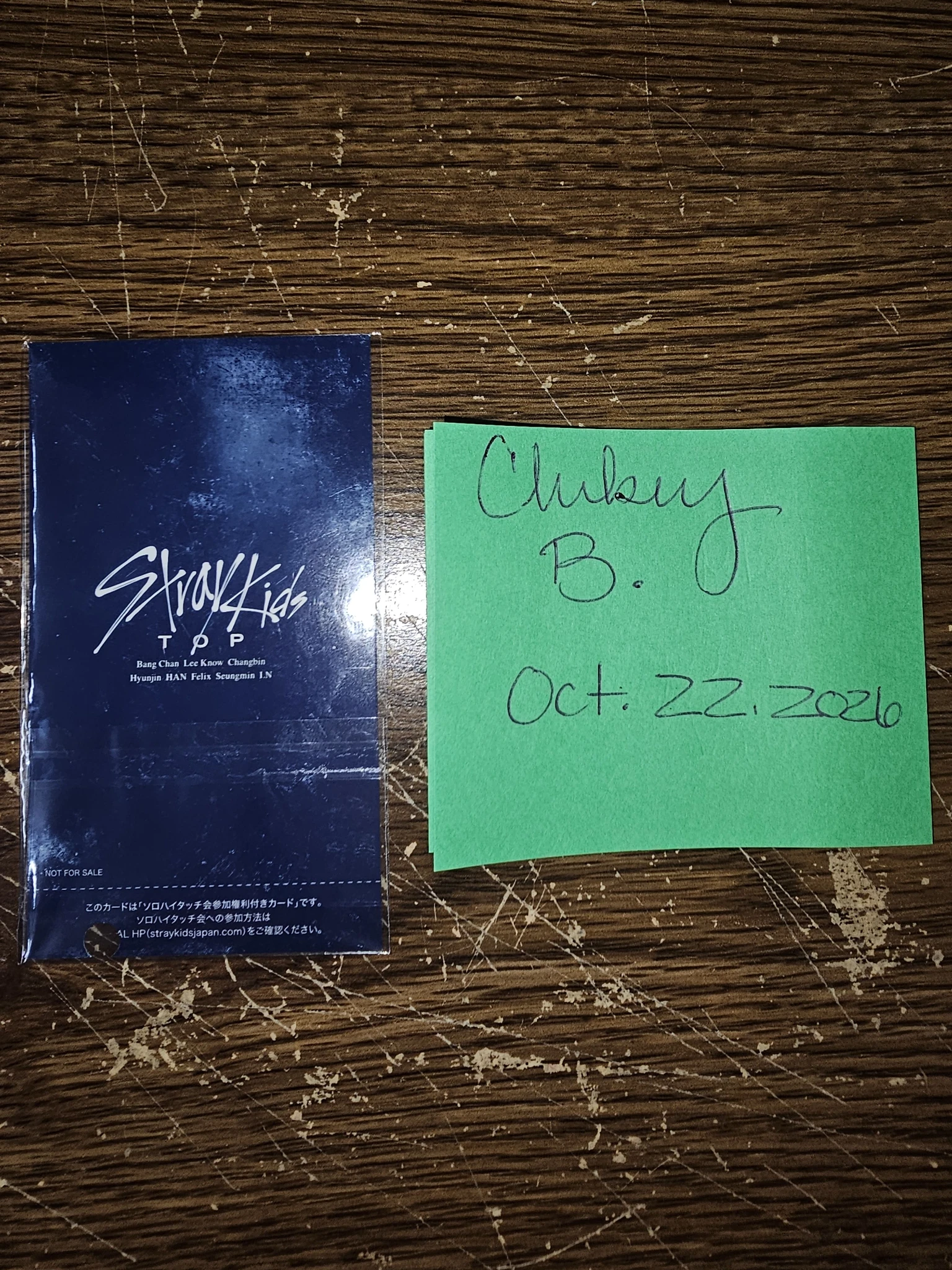 Stray Kids HAN Stray Kids - HAN - TOP Album hi touch event holographic (hologram) listing photo 2